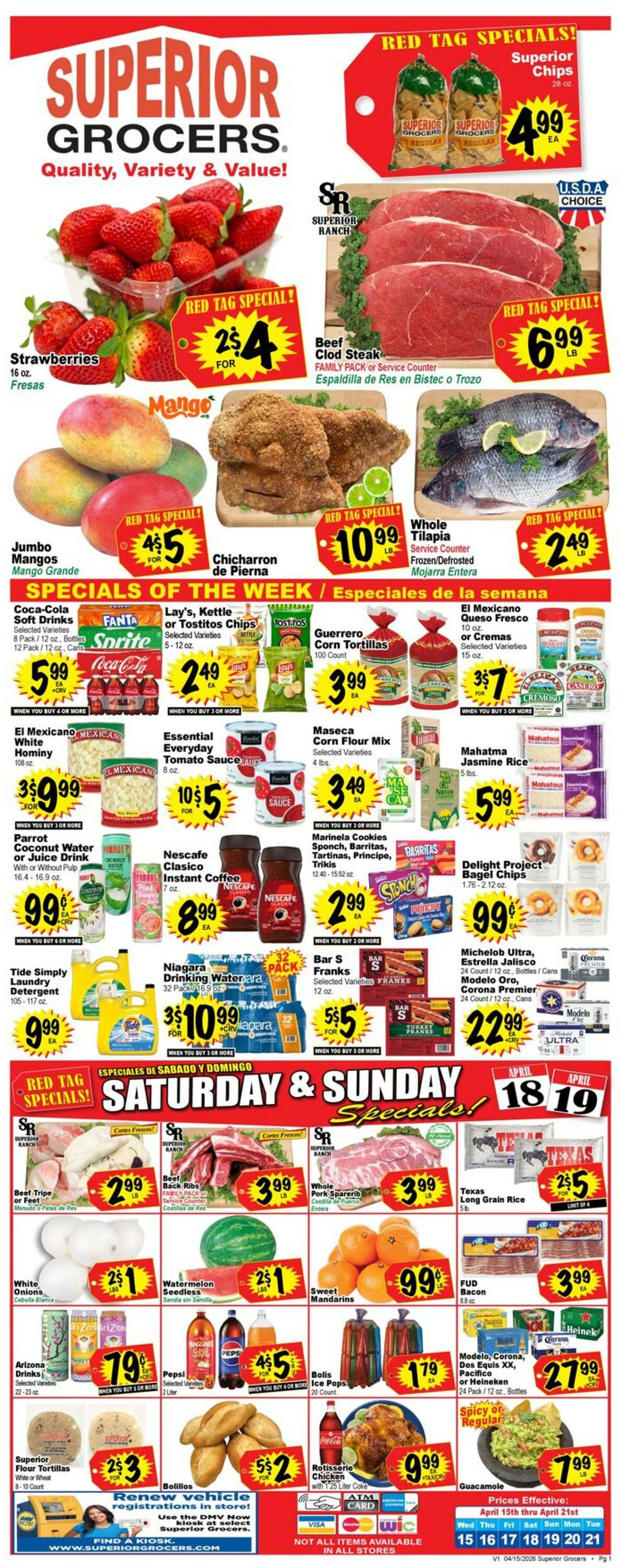 Catalogue Superior Grocers from 04/15/2026