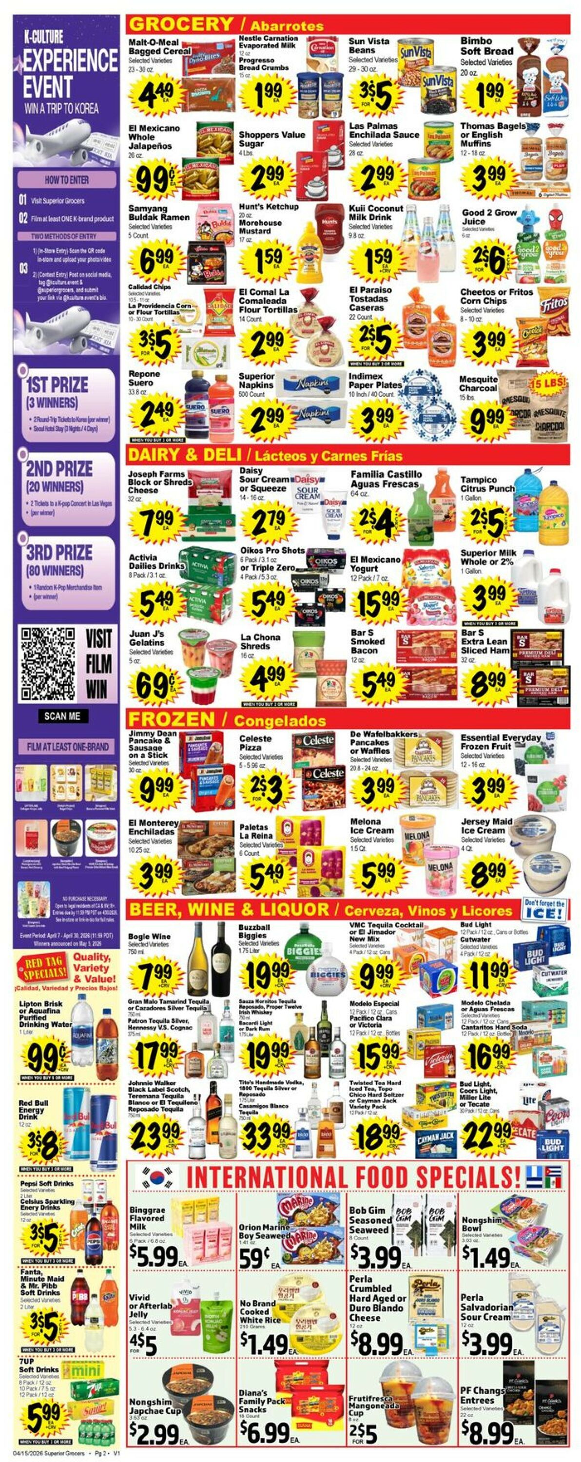 Catalogue Superior Grocers from 04/15/2026