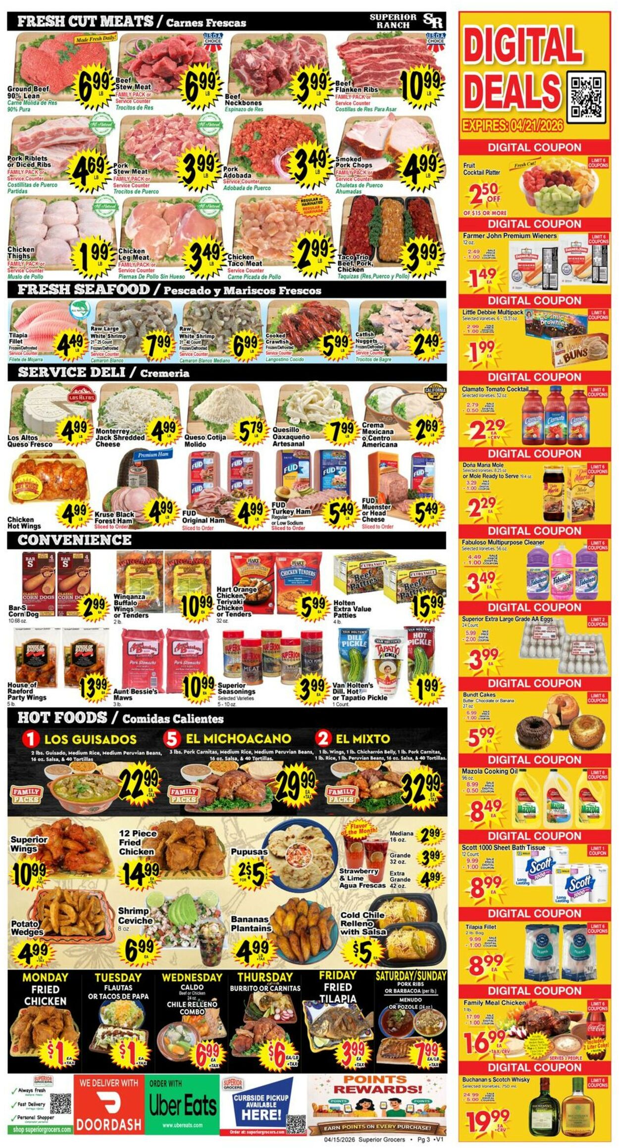 Catalogue Superior Grocers from 04/15/2026