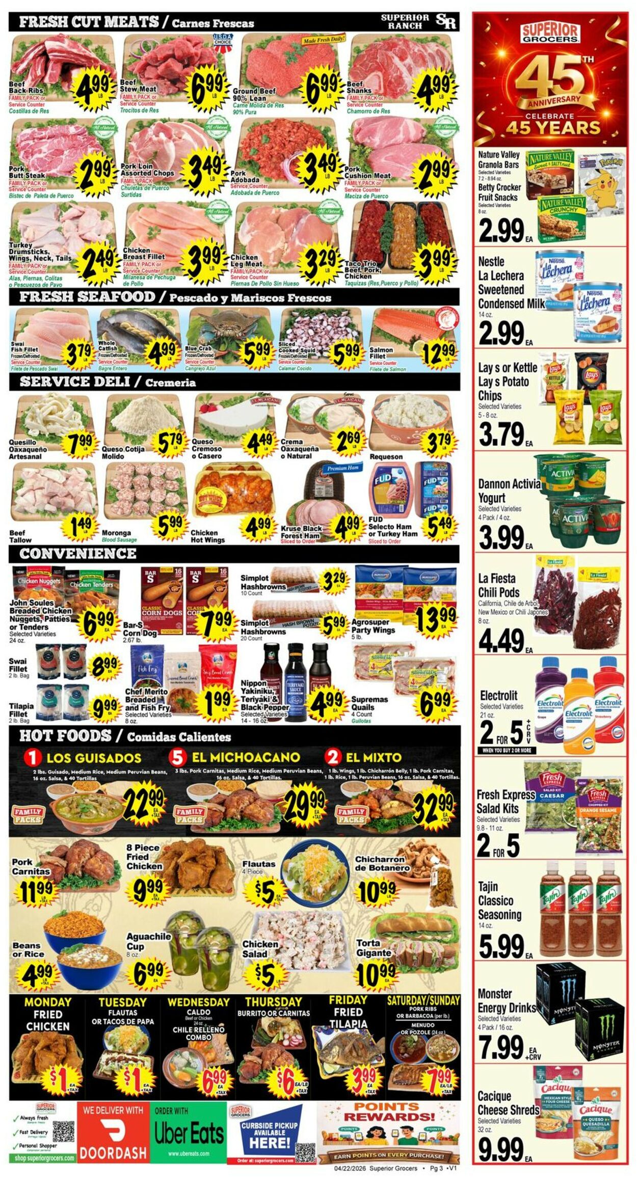 Catalogue Superior Grocers from 04/22/2026