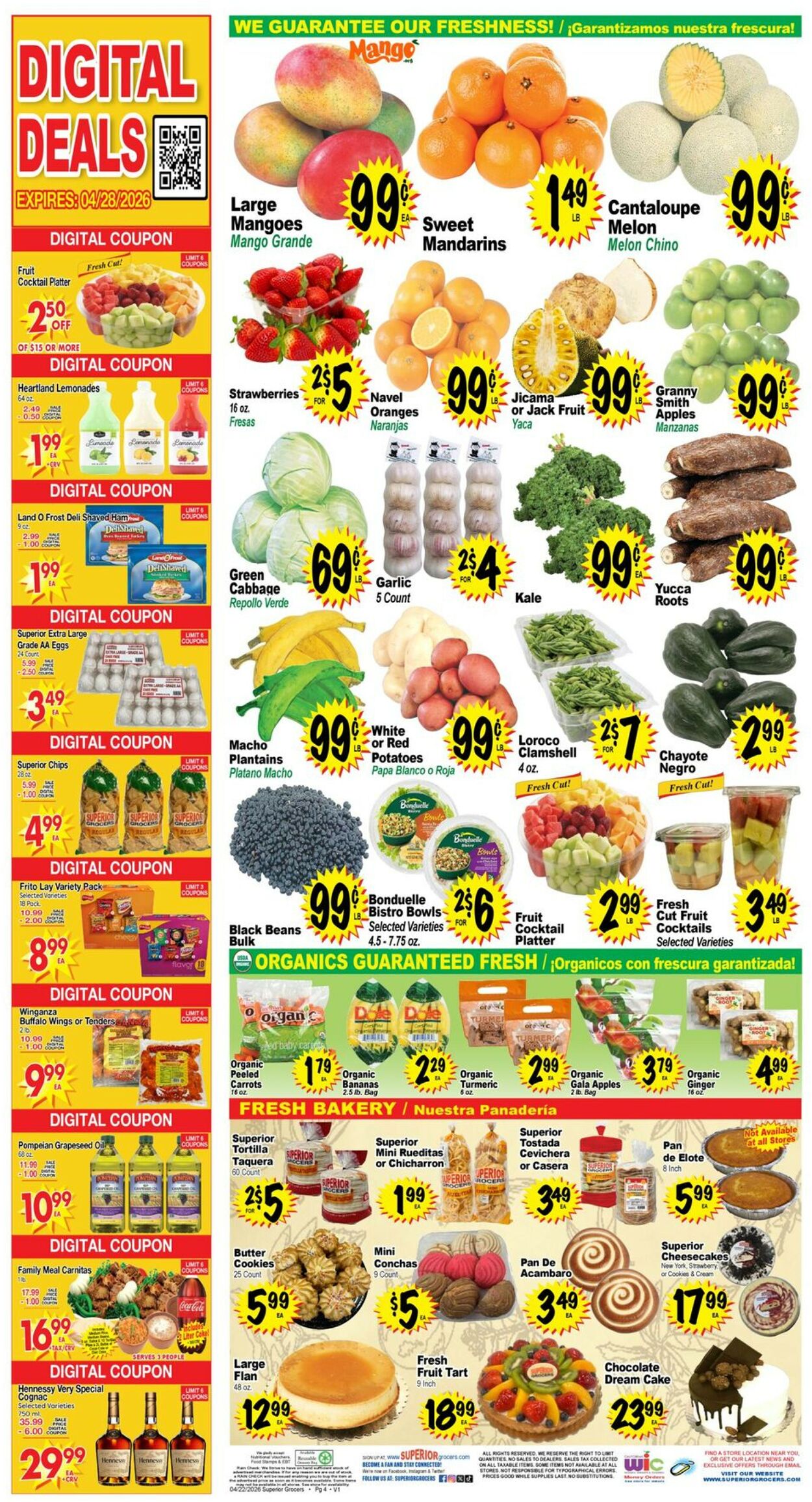Catalogue Superior Grocers from 04/22/2026