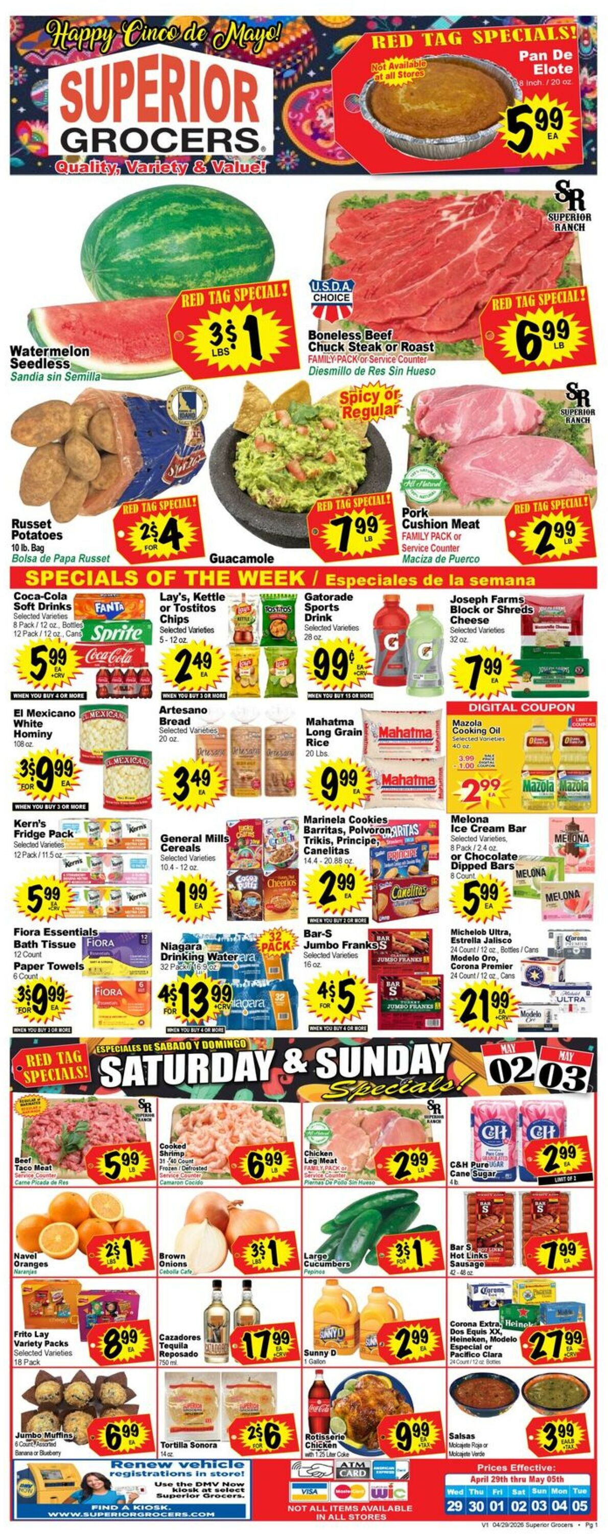 Catalogue Superior Grocers from 04/29/2026