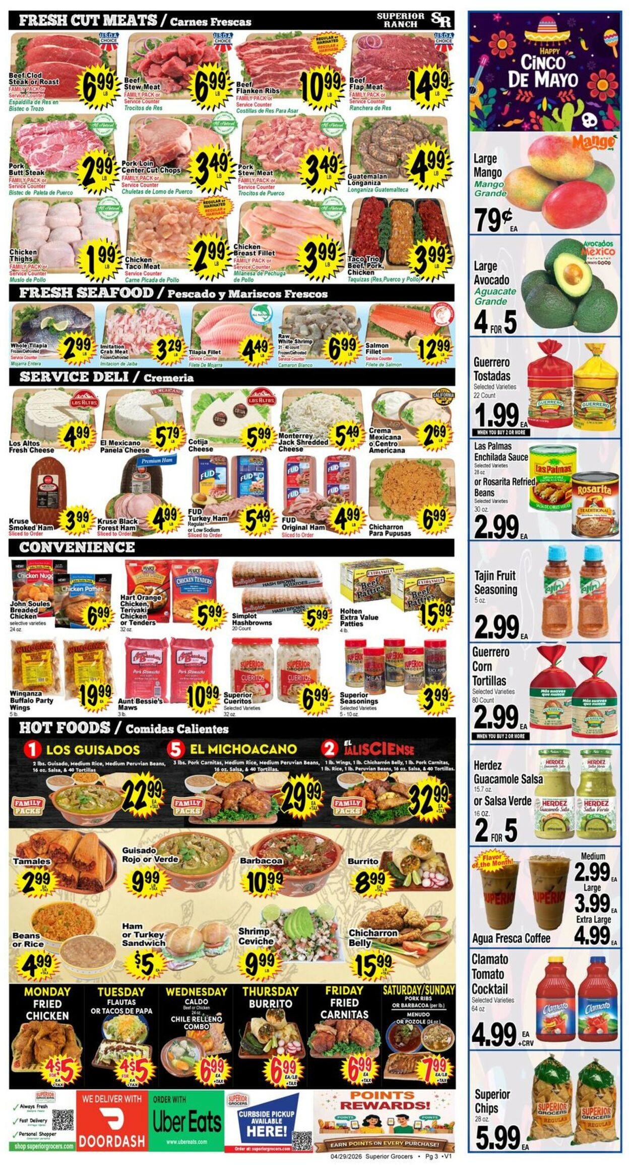 Catalogue Superior Grocers from 04/29/2026