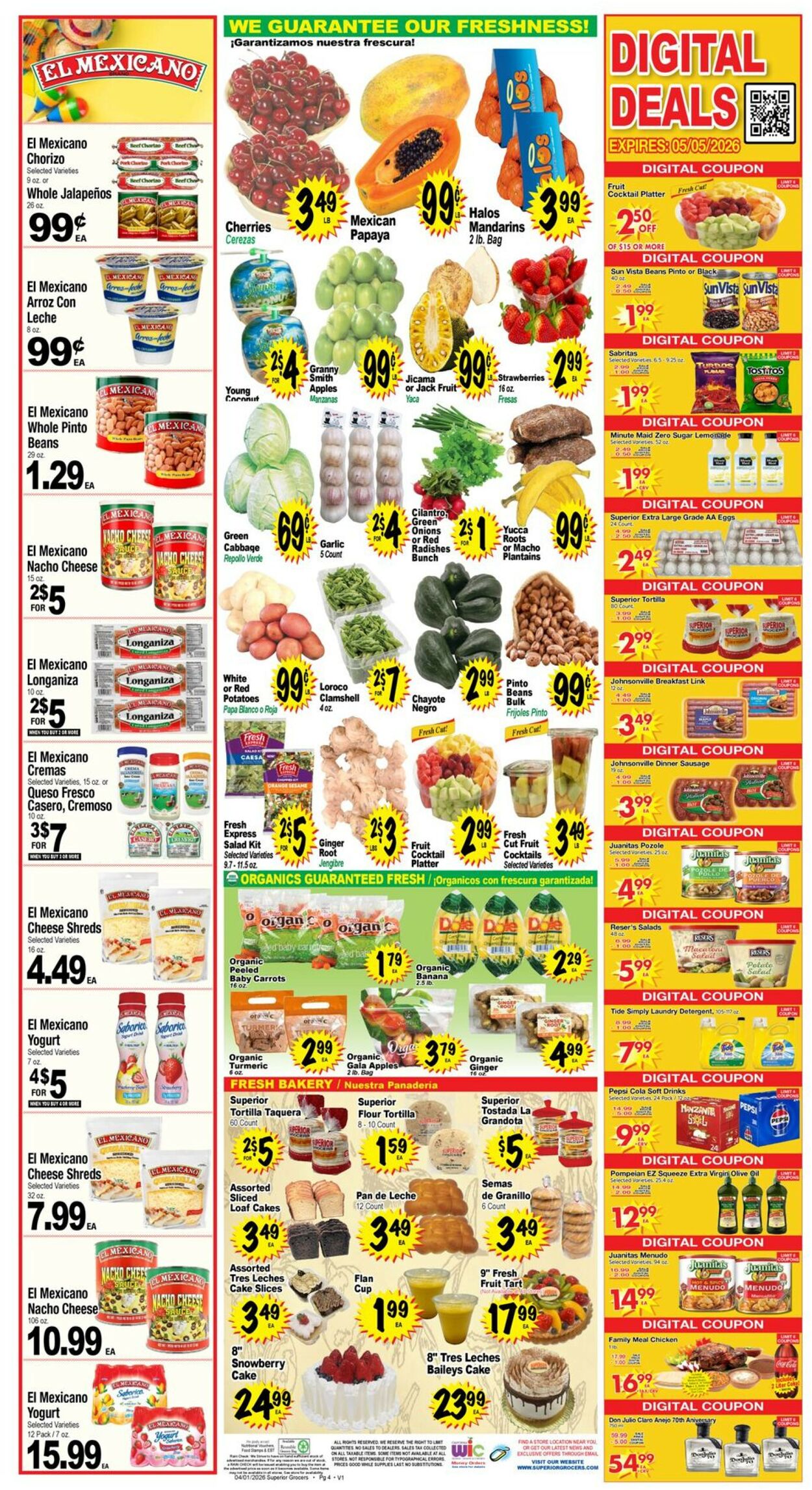Catalogue Superior Grocers from 04/29/2026