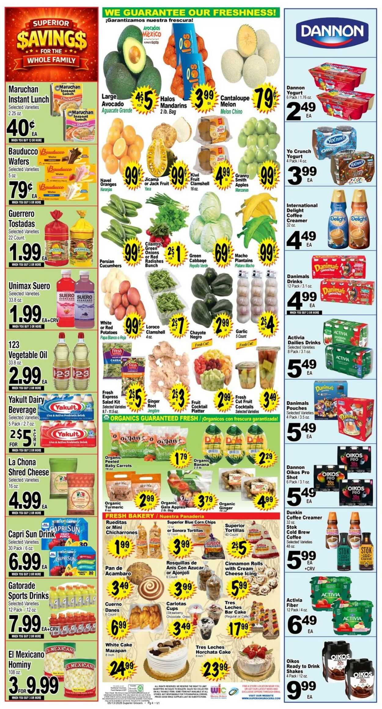 Catalogue Superior Grocers from 05/13/2026