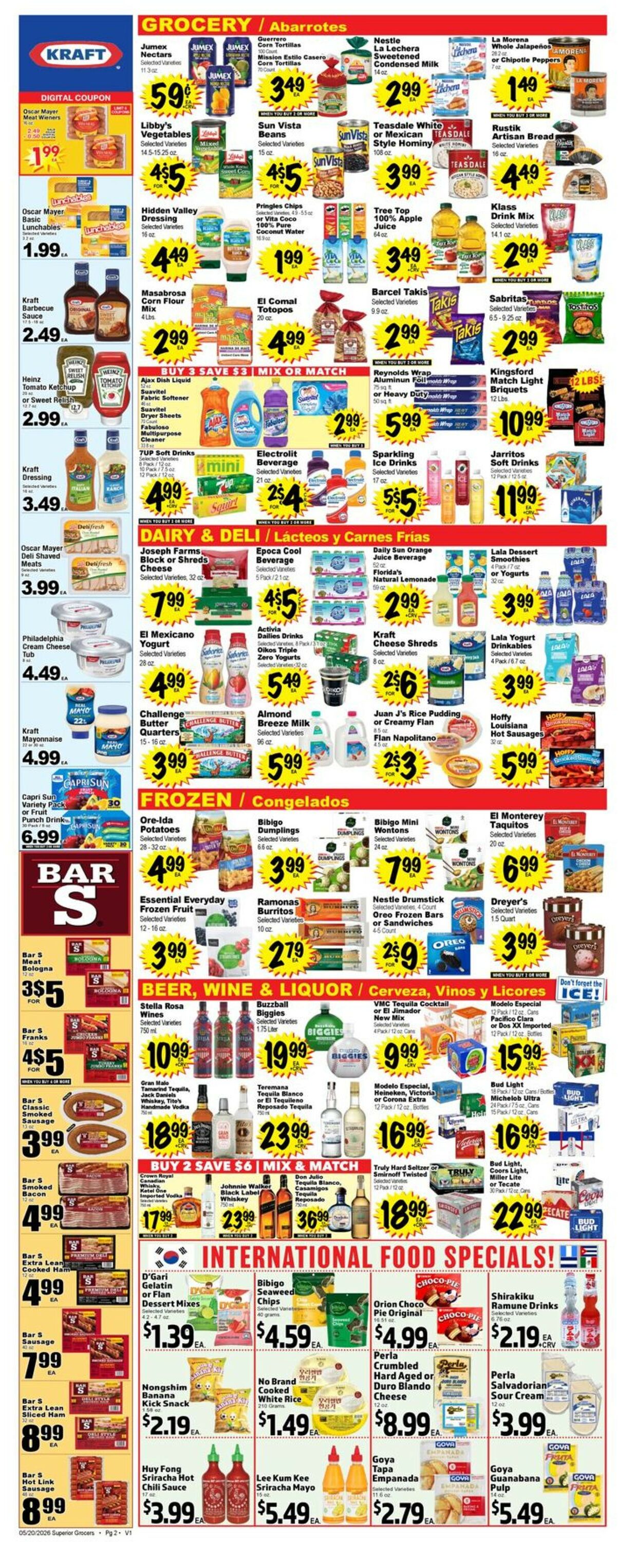 Catalogue Superior Grocers from 05/20/2026