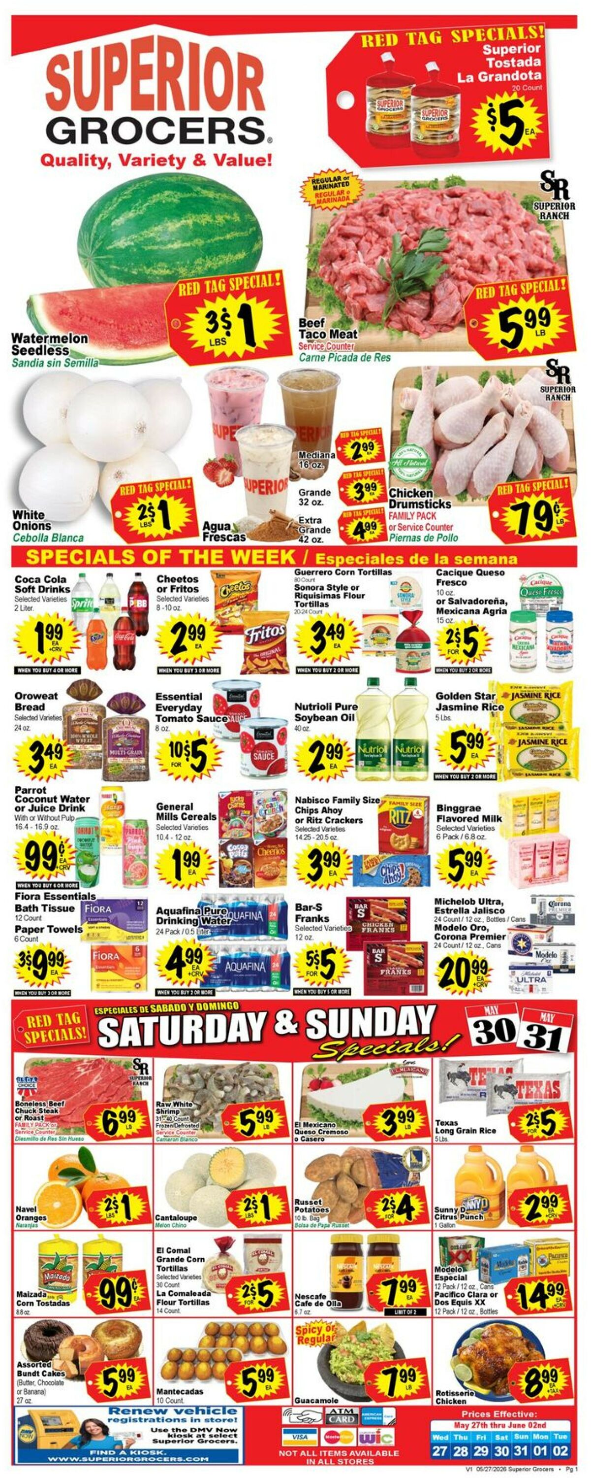 Catalogue Superior Grocers from 05/27/2026