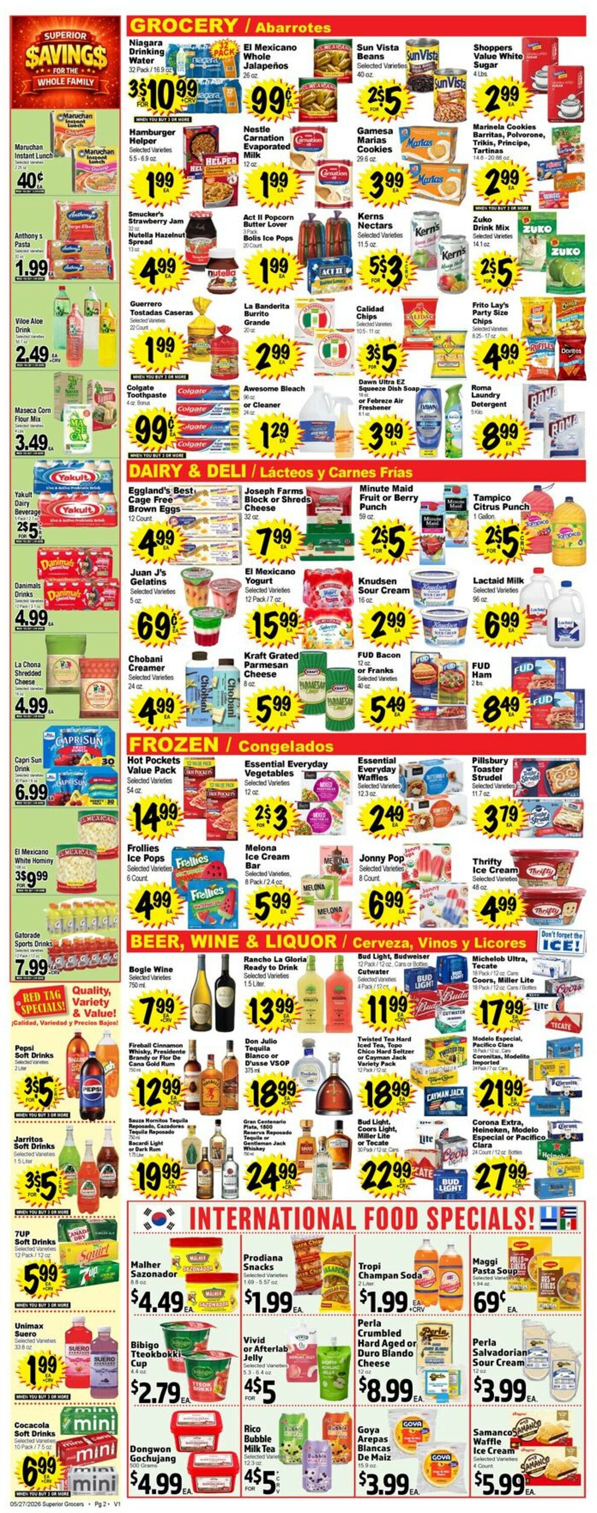 Catalogue Superior Grocers from 05/27/2026