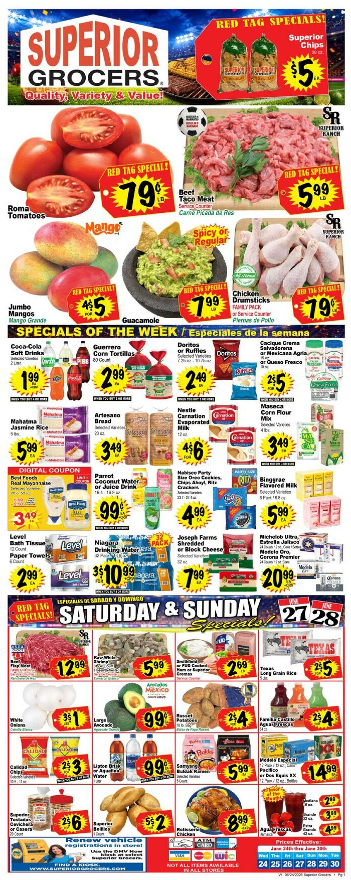 Catalogue Superior Grocers from 06/24/2026