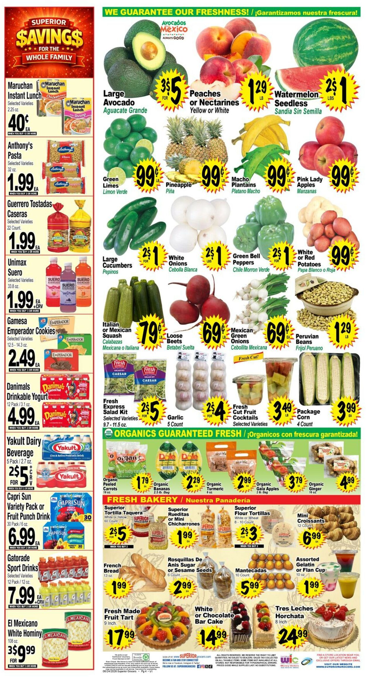 Catalogue Superior Grocers from 06/24/2026