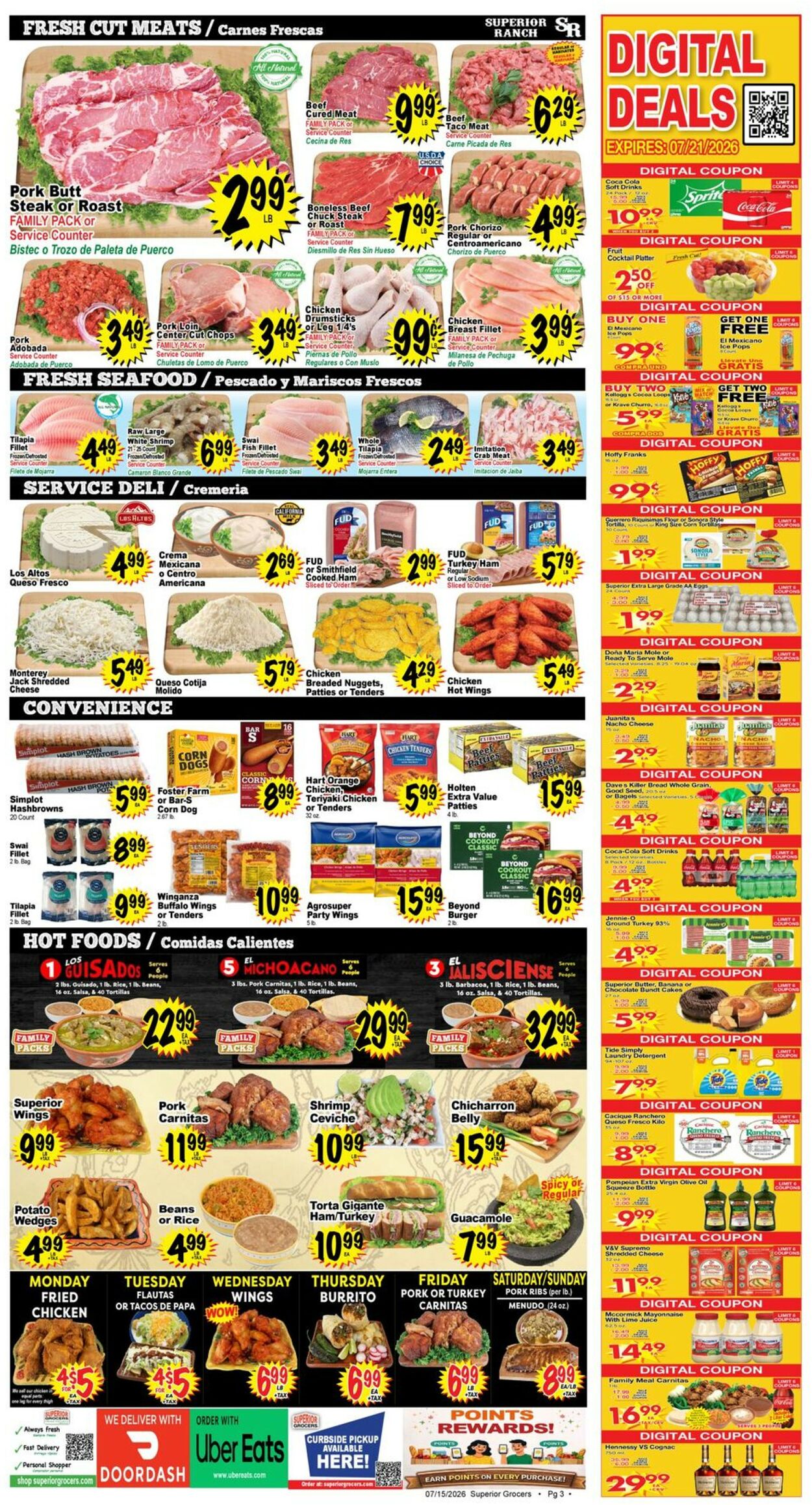 Catalogue Superior Grocers from 07/15/2026