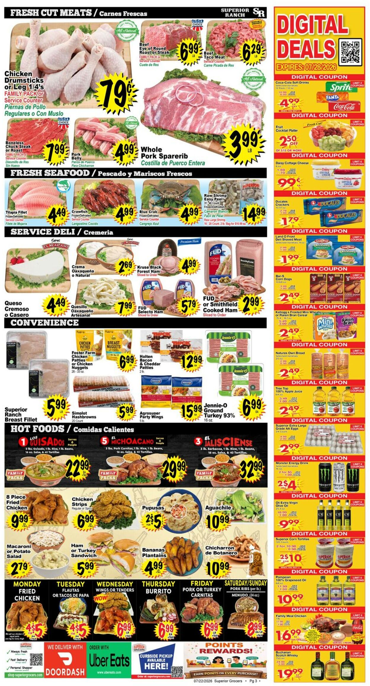 Catalogue Superior Grocers from 07/22/2026