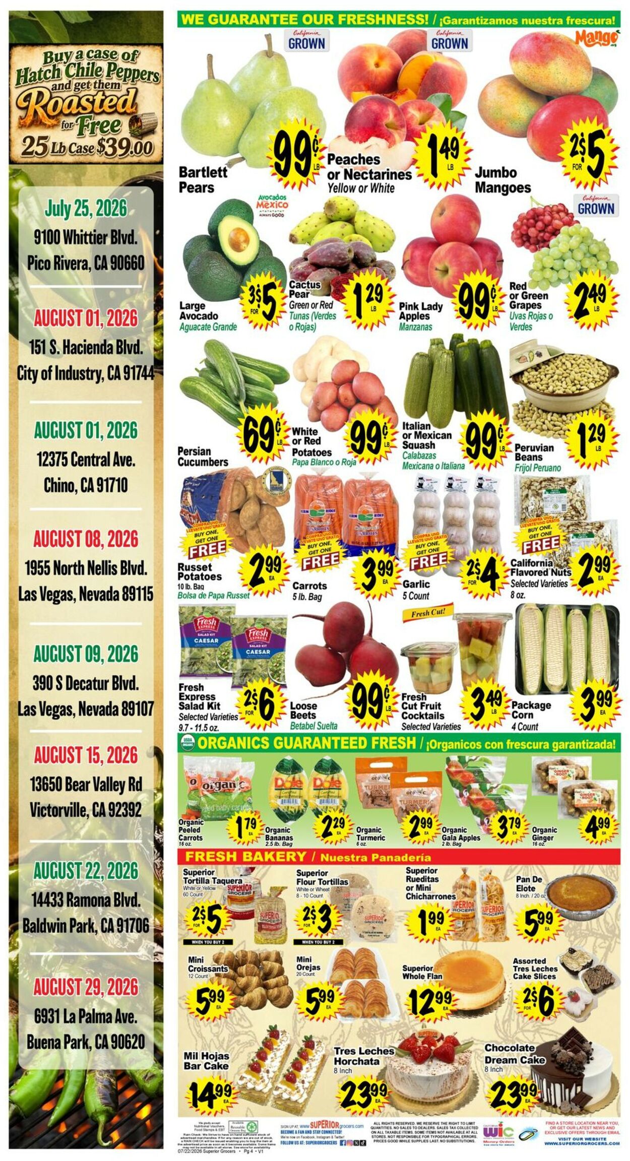Catalogue Superior Grocers from 07/22/2026