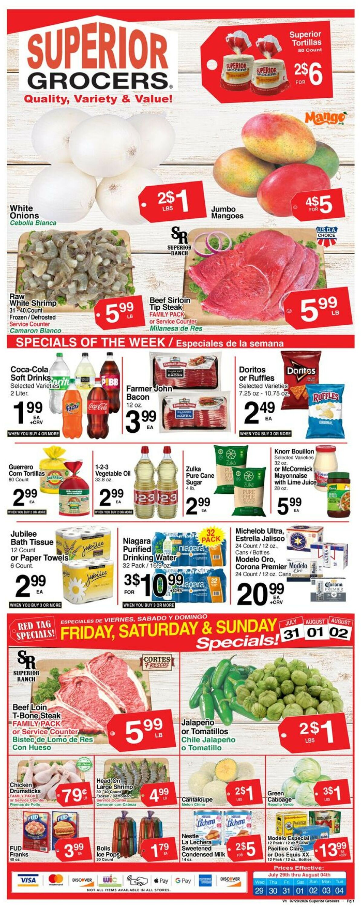 Catalogue Superior Grocers from 07/29/2026