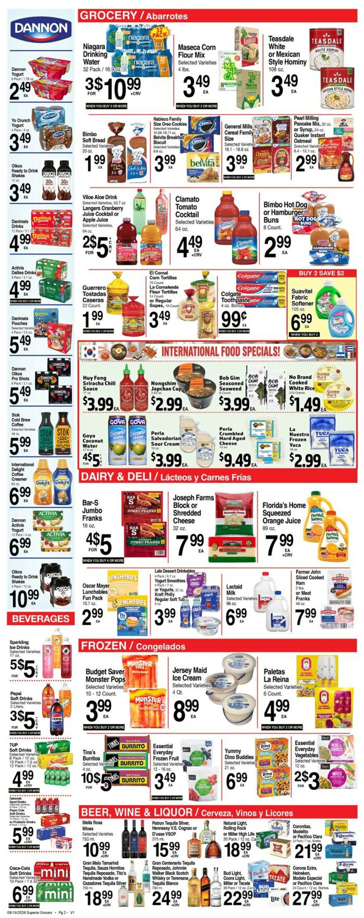 Catalogue Superior Grocers from 08/19/2026