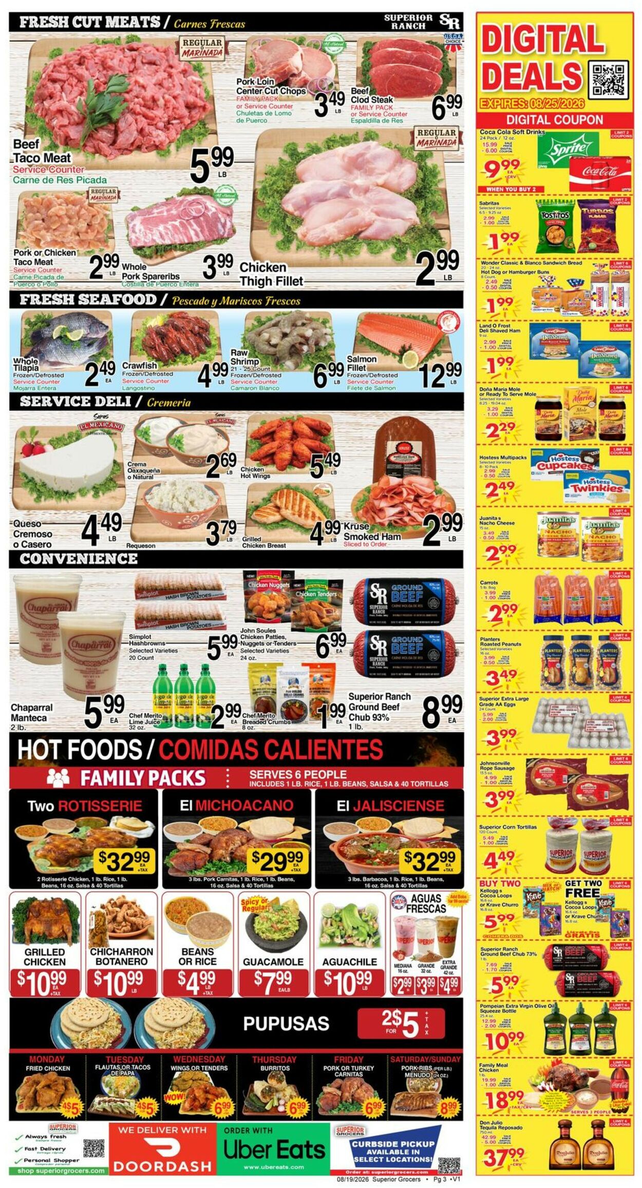 Catalogue Superior Grocers from 08/19/2026