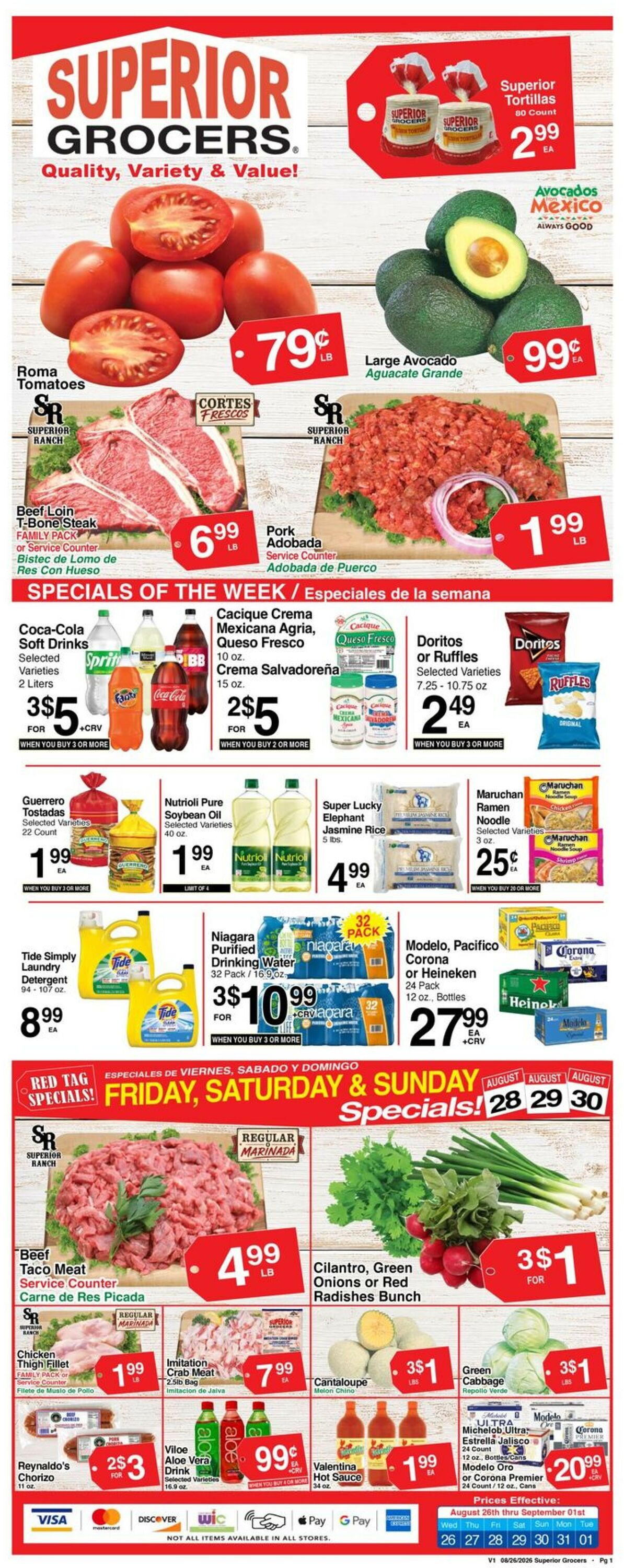 Catalogue Superior Grocers from 08/26/2026