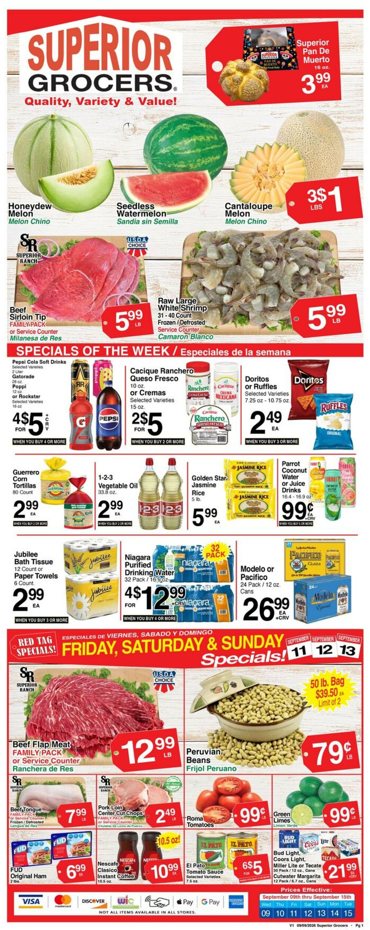 Catalogue Superior Grocers from 09/09/2026