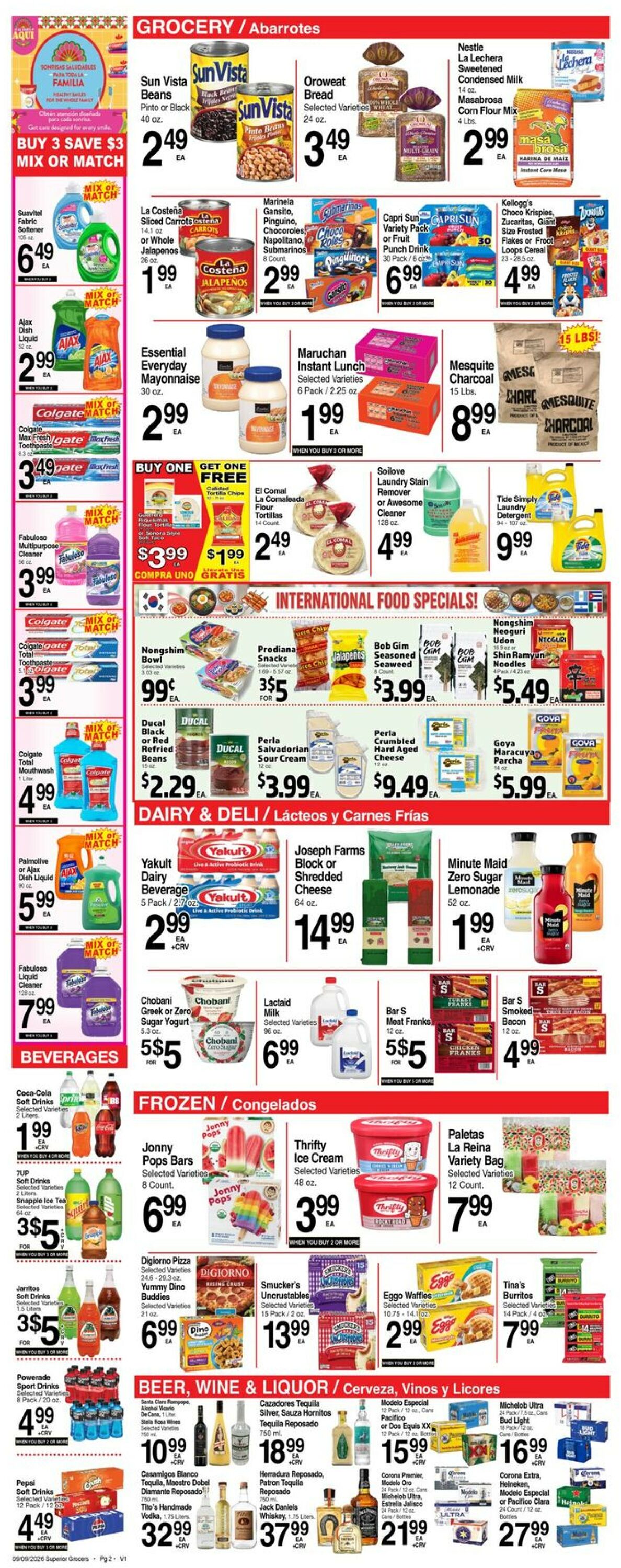 Catalogue Superior Grocers from 09/09/2026