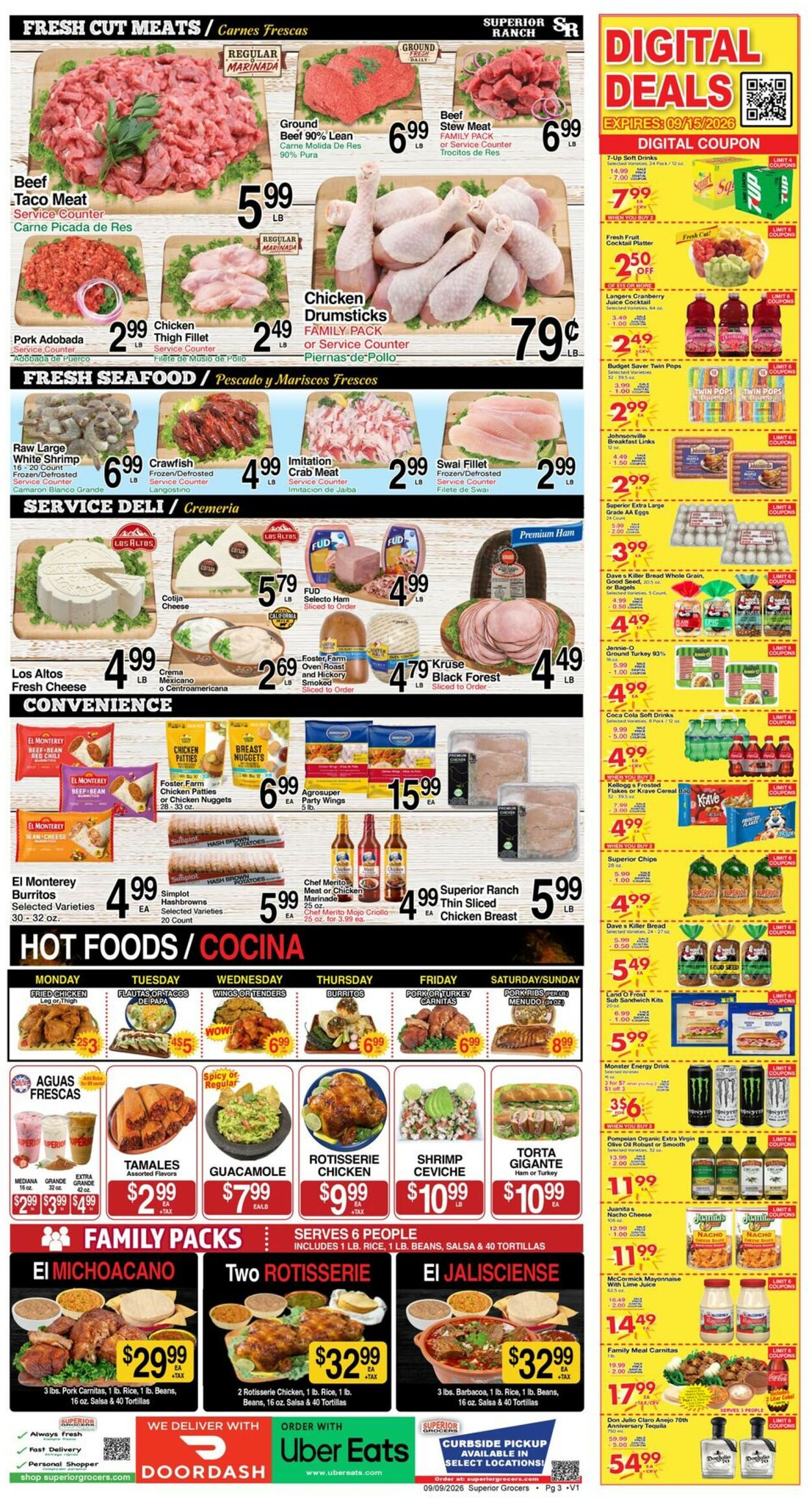 Catalogue Superior Grocers from 09/09/2026