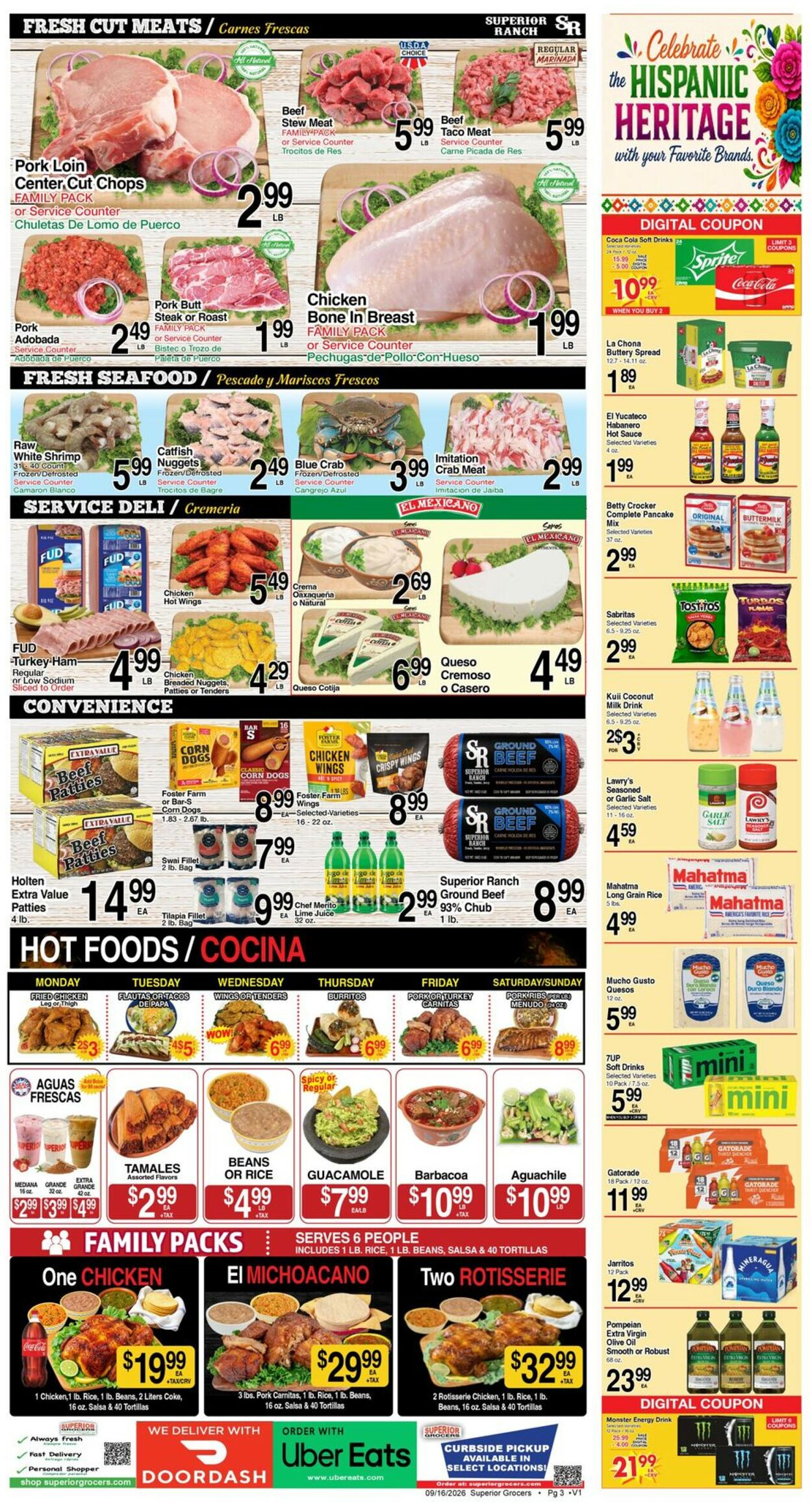 Catalogue Superior Grocers from 09/16/2026