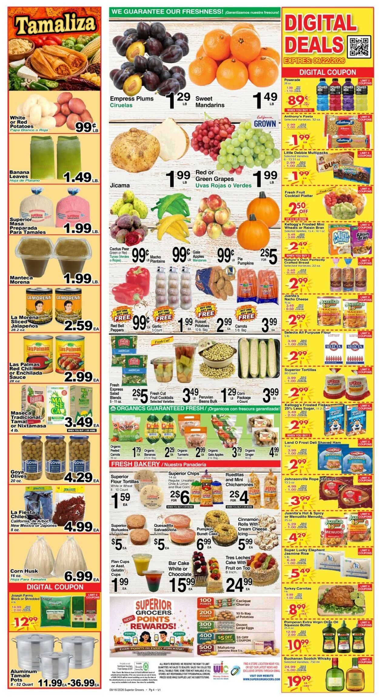 Catalogue Superior Grocers from 09/16/2026