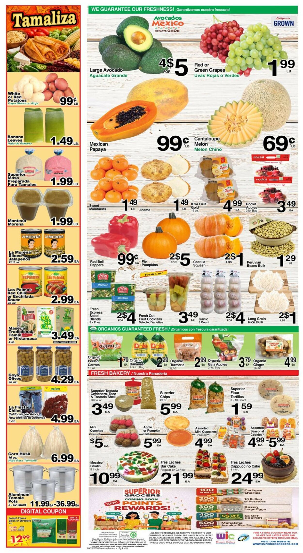 Catalogue Superior Grocers from 09/23/2026