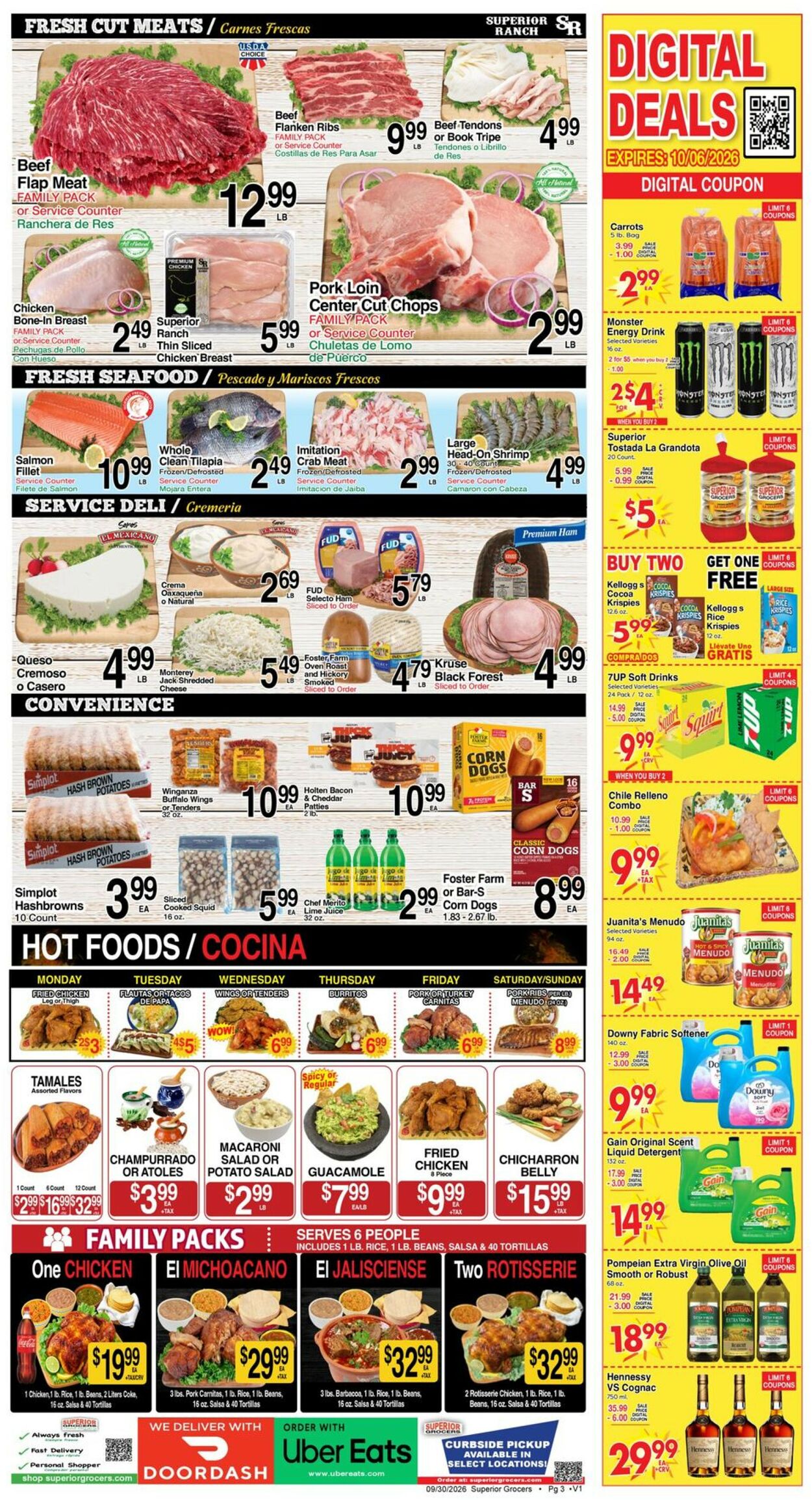 Catalogue Superior Grocers from 09/30/2026