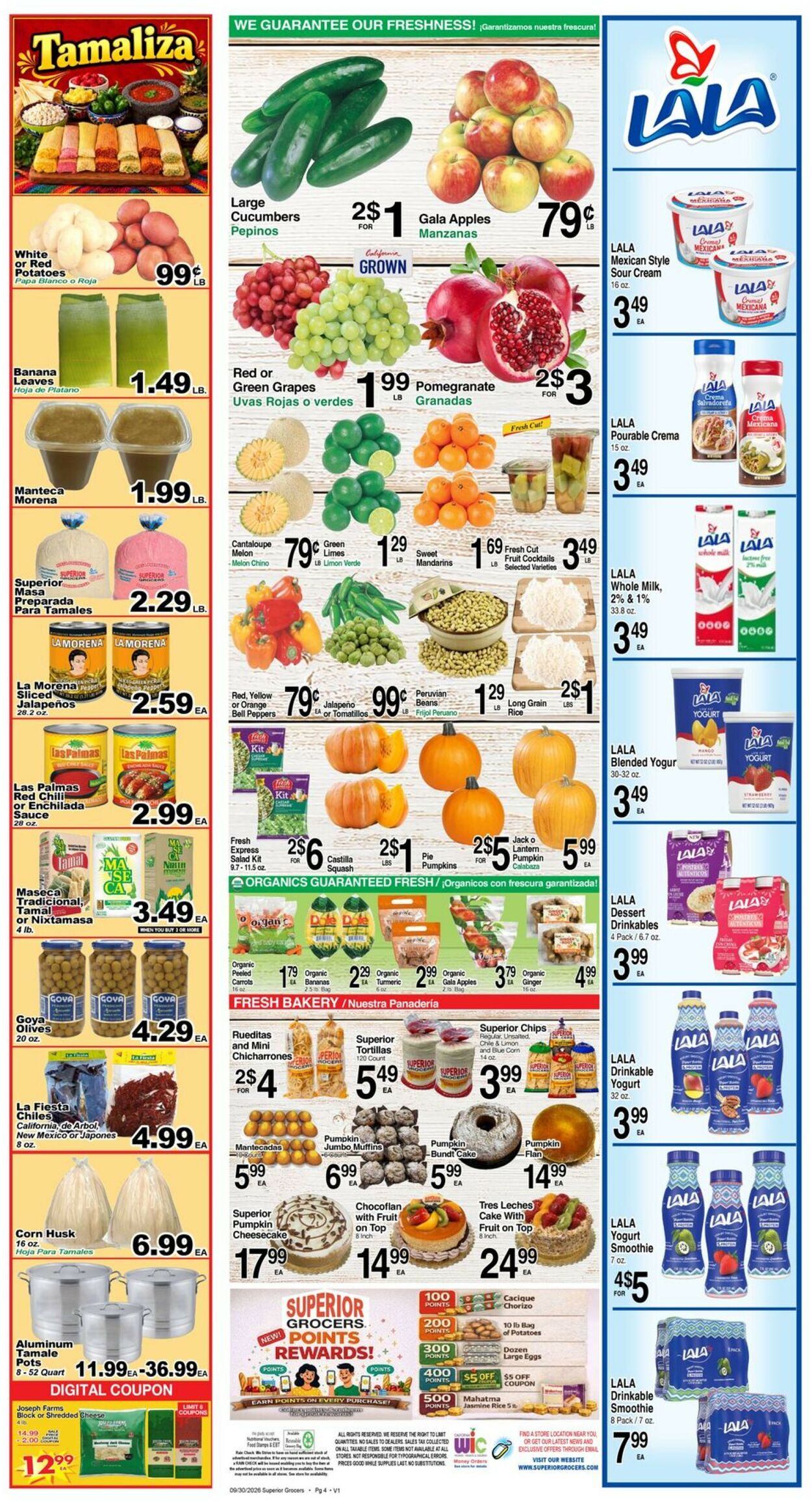 Catalogue Superior Grocers from 09/30/2026