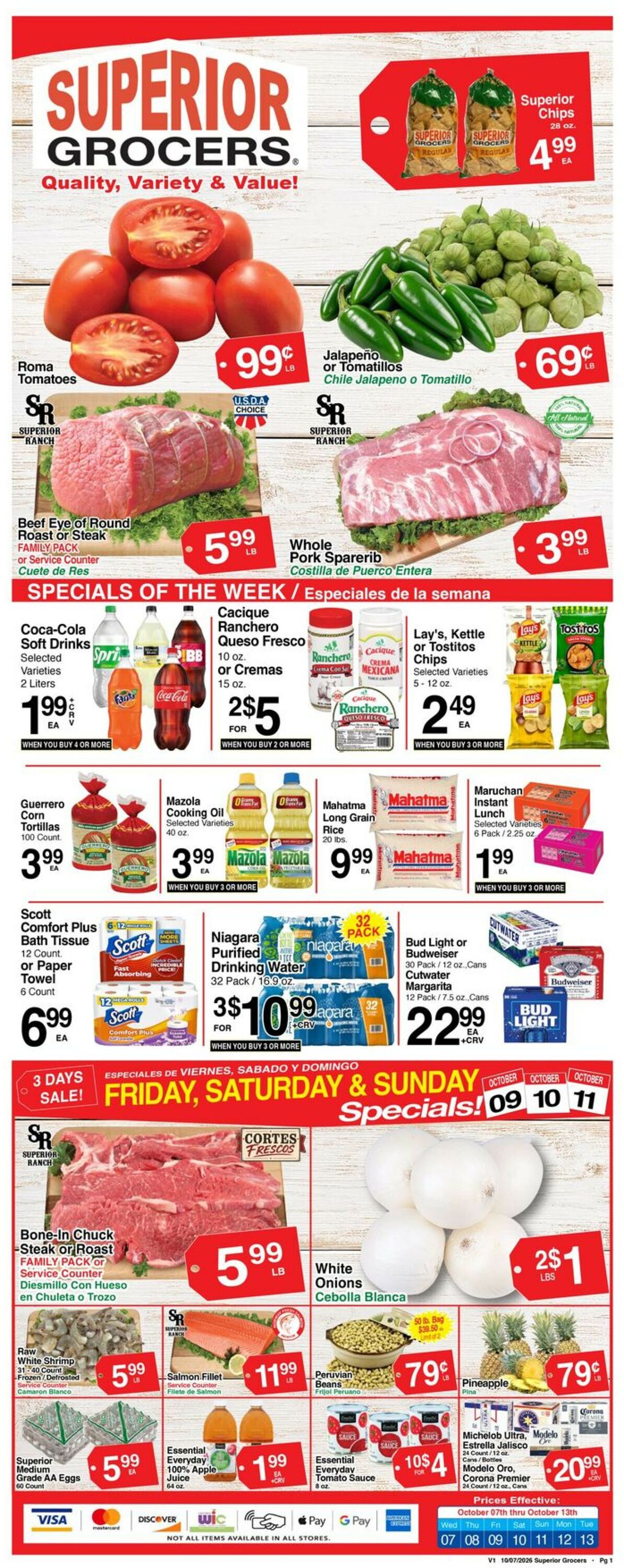 Catalogue Superior Grocers from 10/07/2026