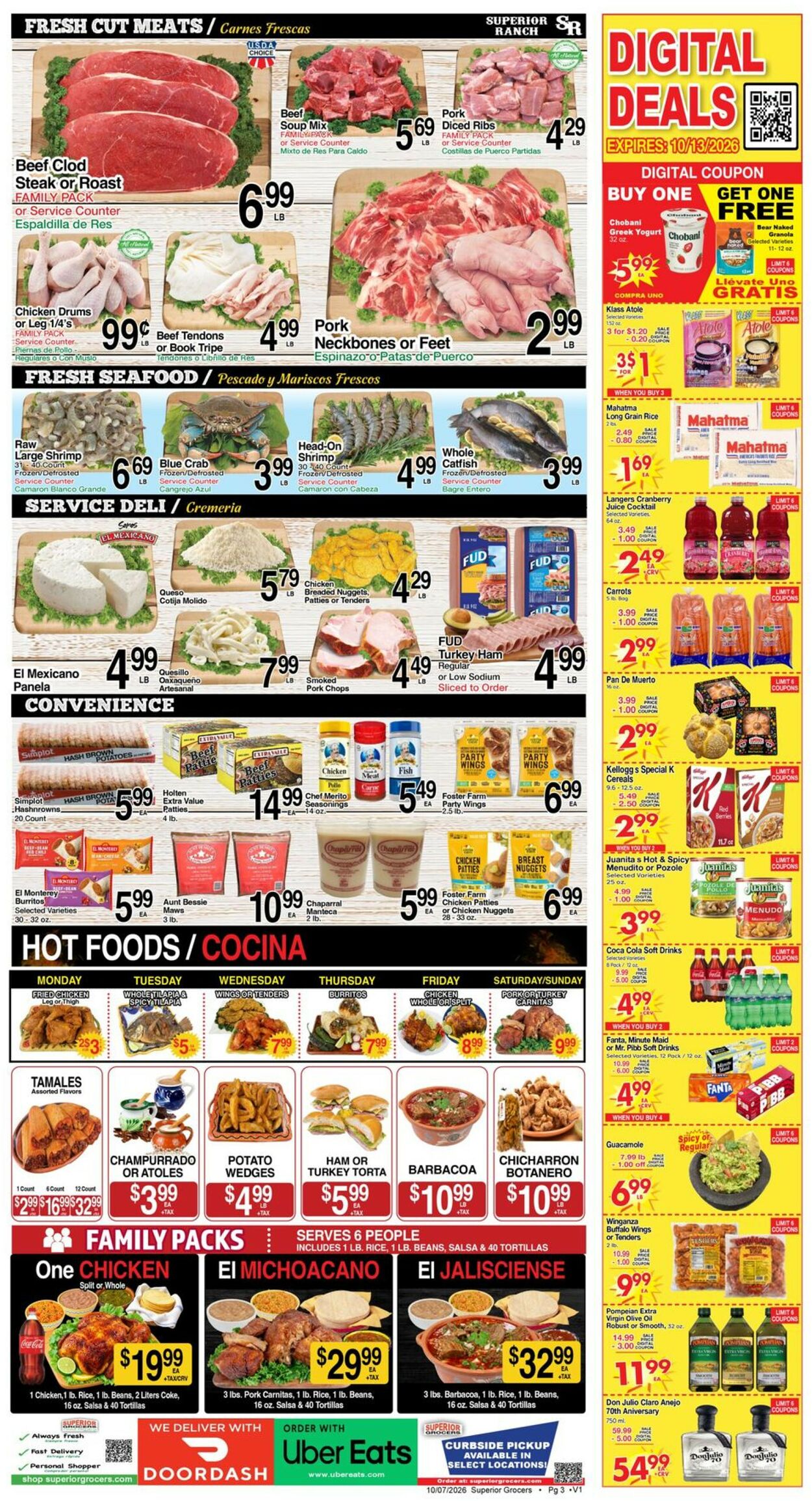 Catalogue Superior Grocers from 10/07/2026
