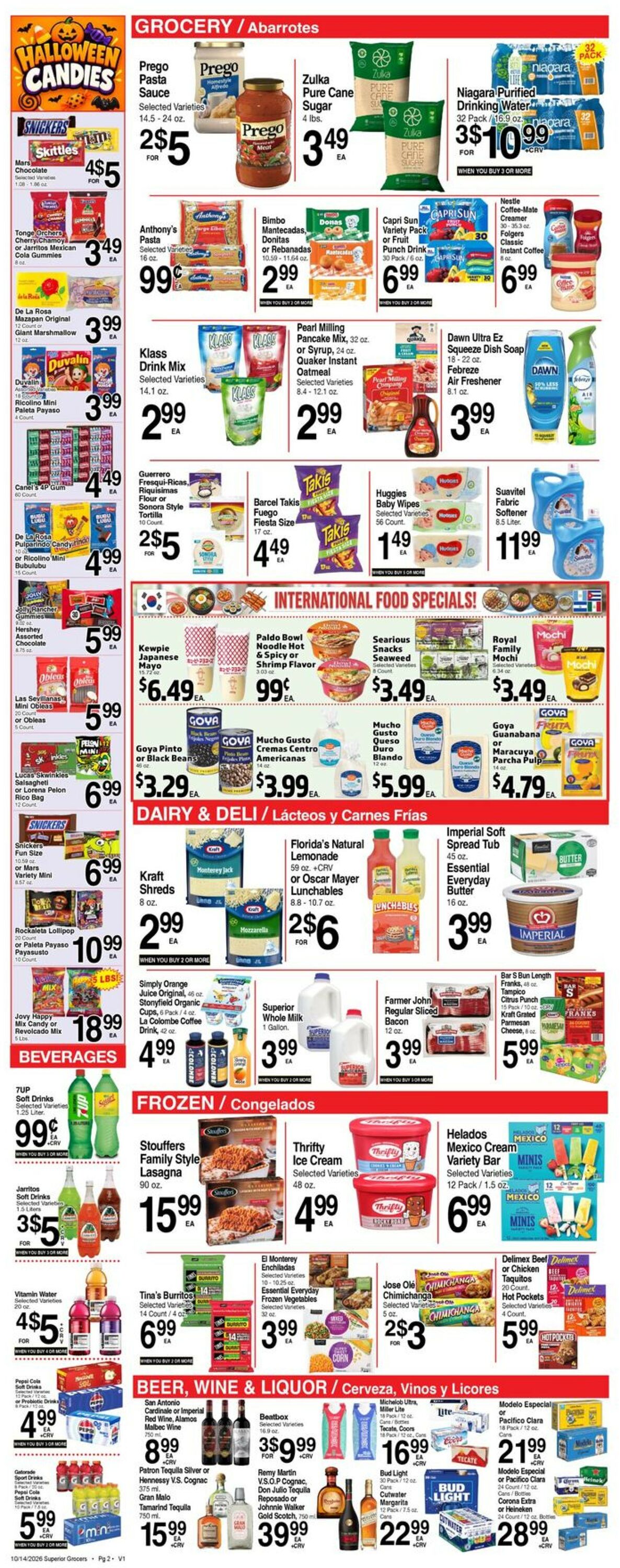Catalogue Superior Grocers from 10/14/2026