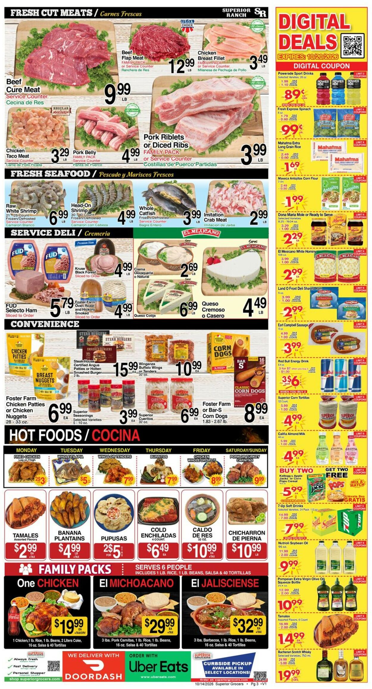 Catalogue Superior Grocers from 10/14/2026
