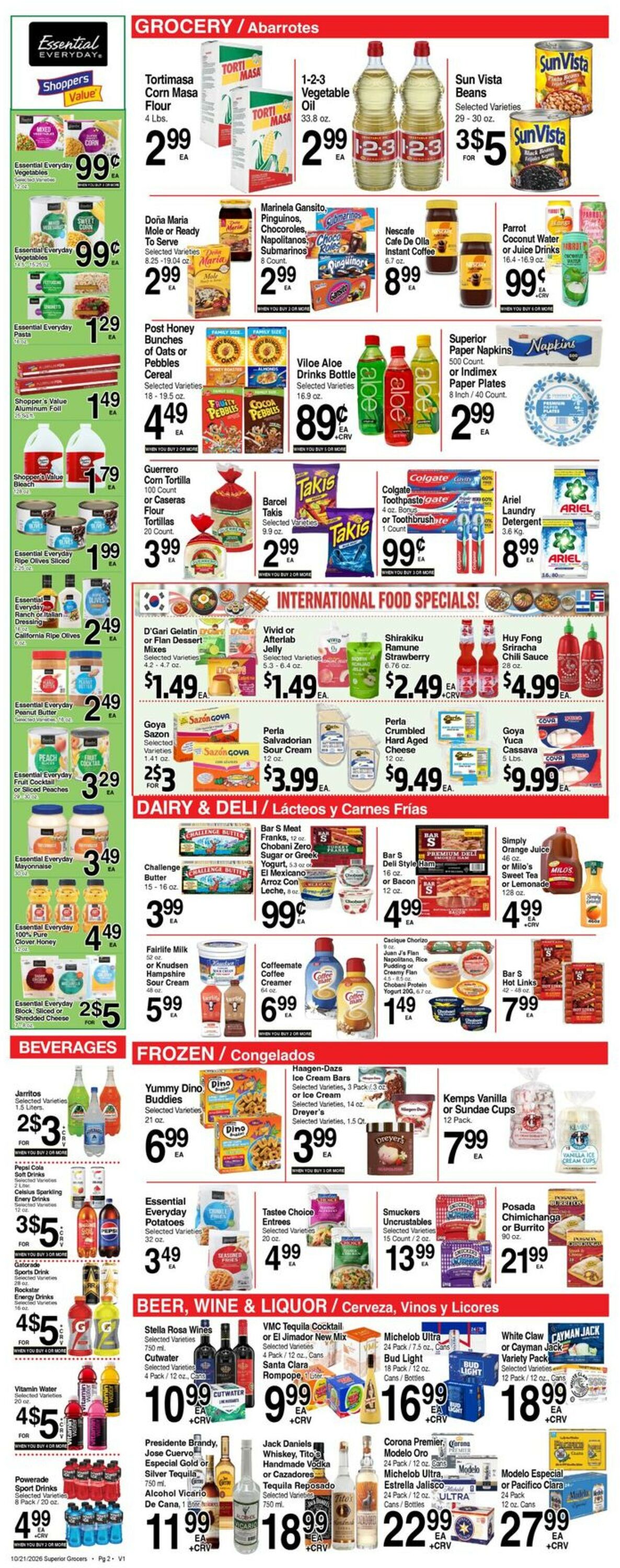 Catalogue Superior Grocers from 10/21/2026