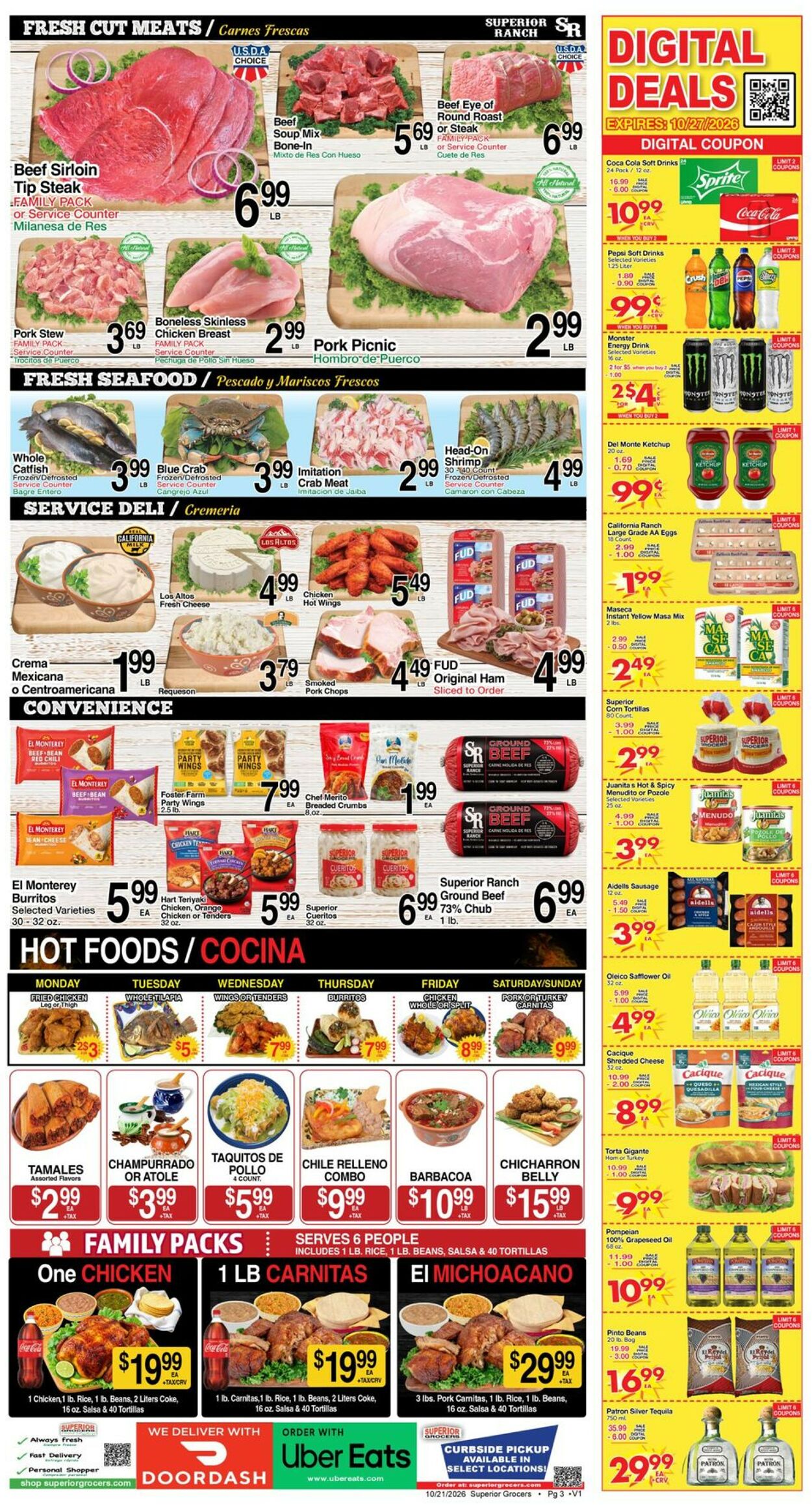 Catalogue Superior Grocers from 10/21/2026