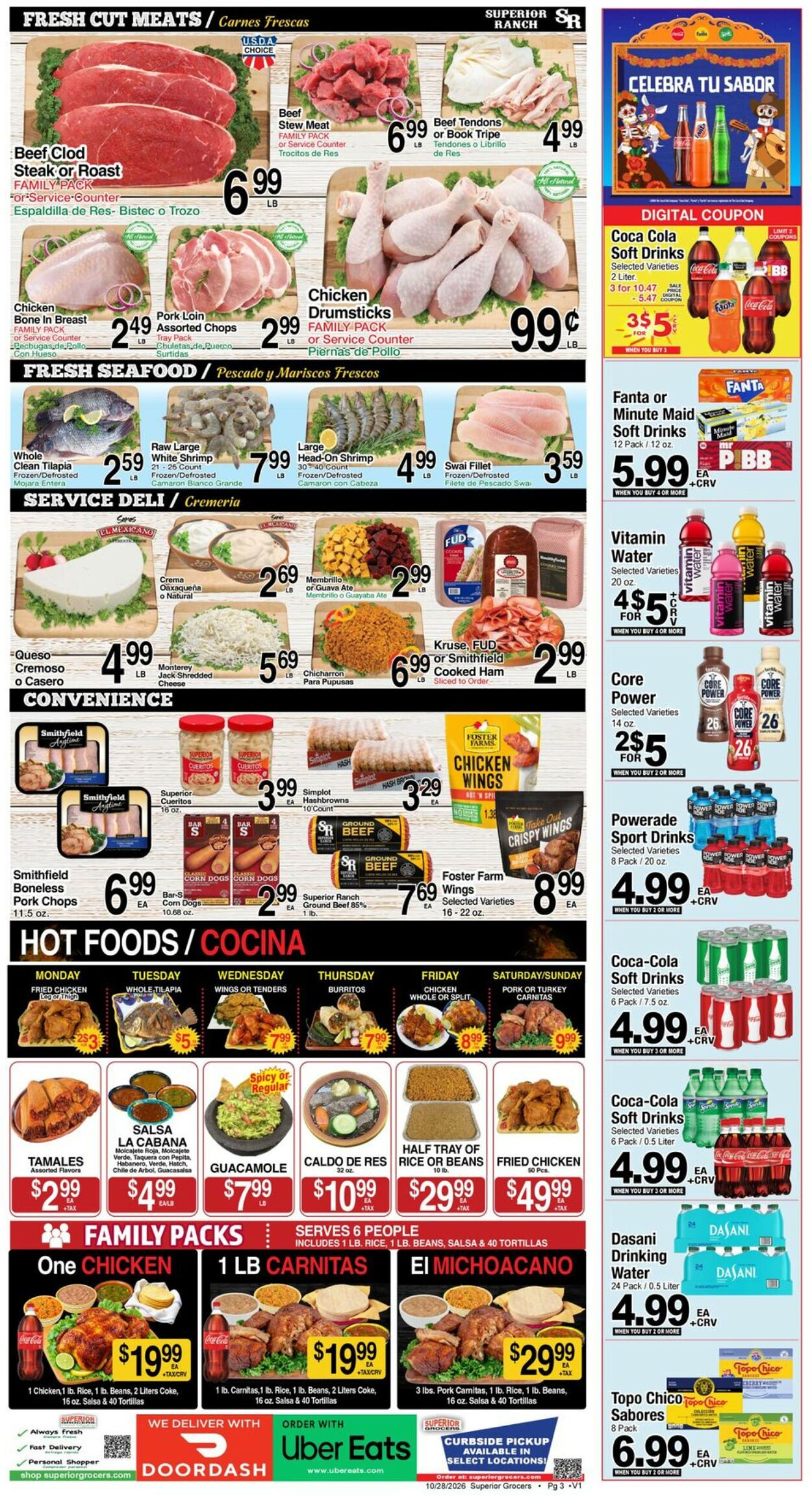 Catalogue Superior Grocers from 10/28/2026