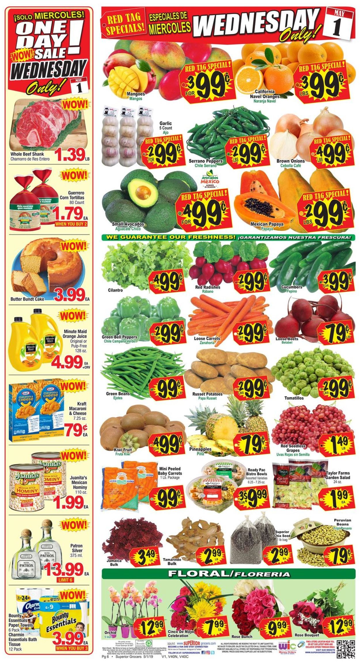 Catalogue Superior Grocers from 05/01/2019