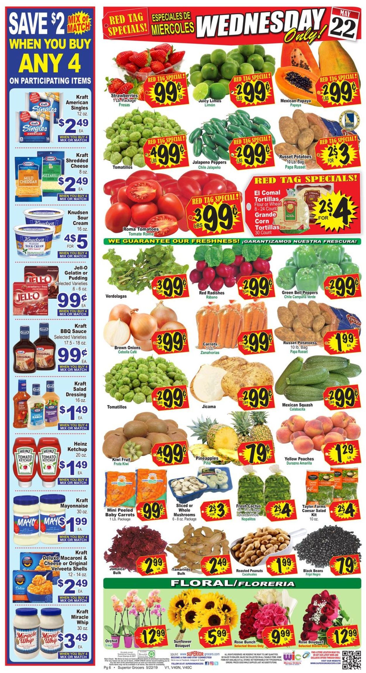 Catalogue Superior Grocers from 05/22/2019