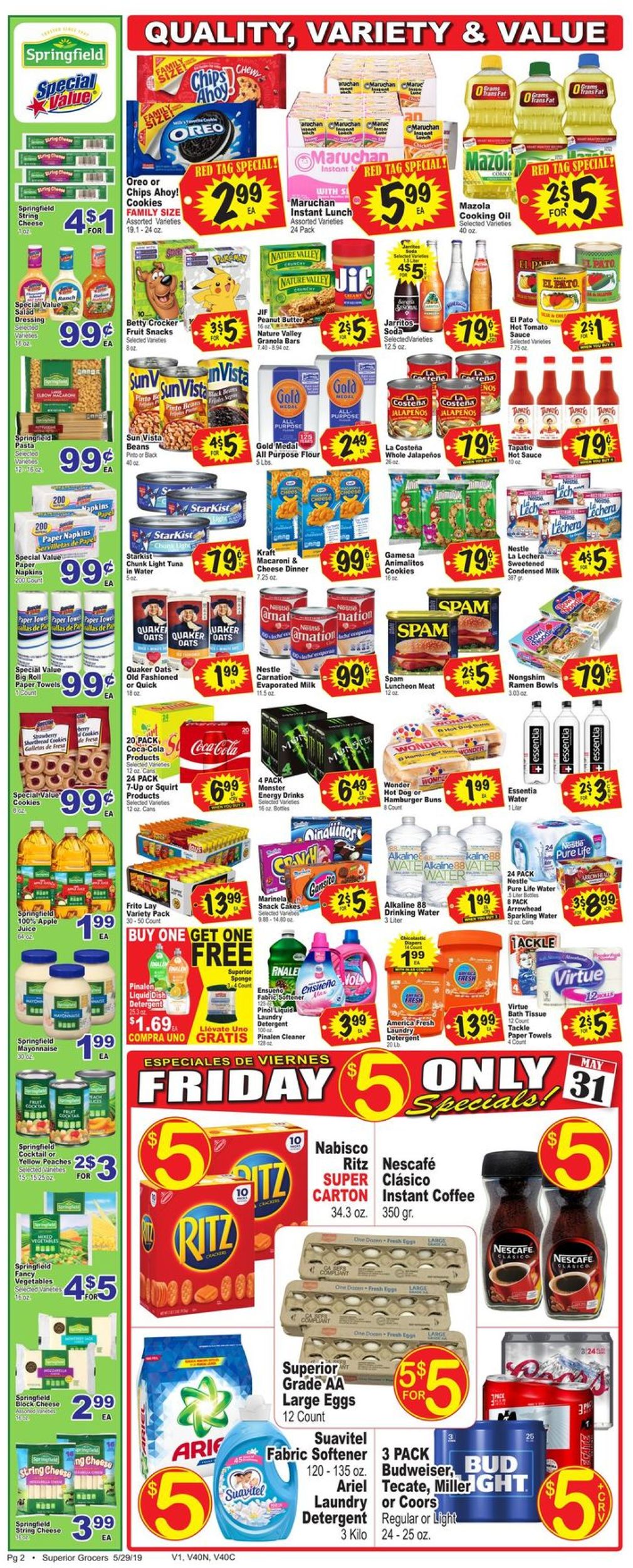 Catalogue Superior Grocers from 05/29/2019