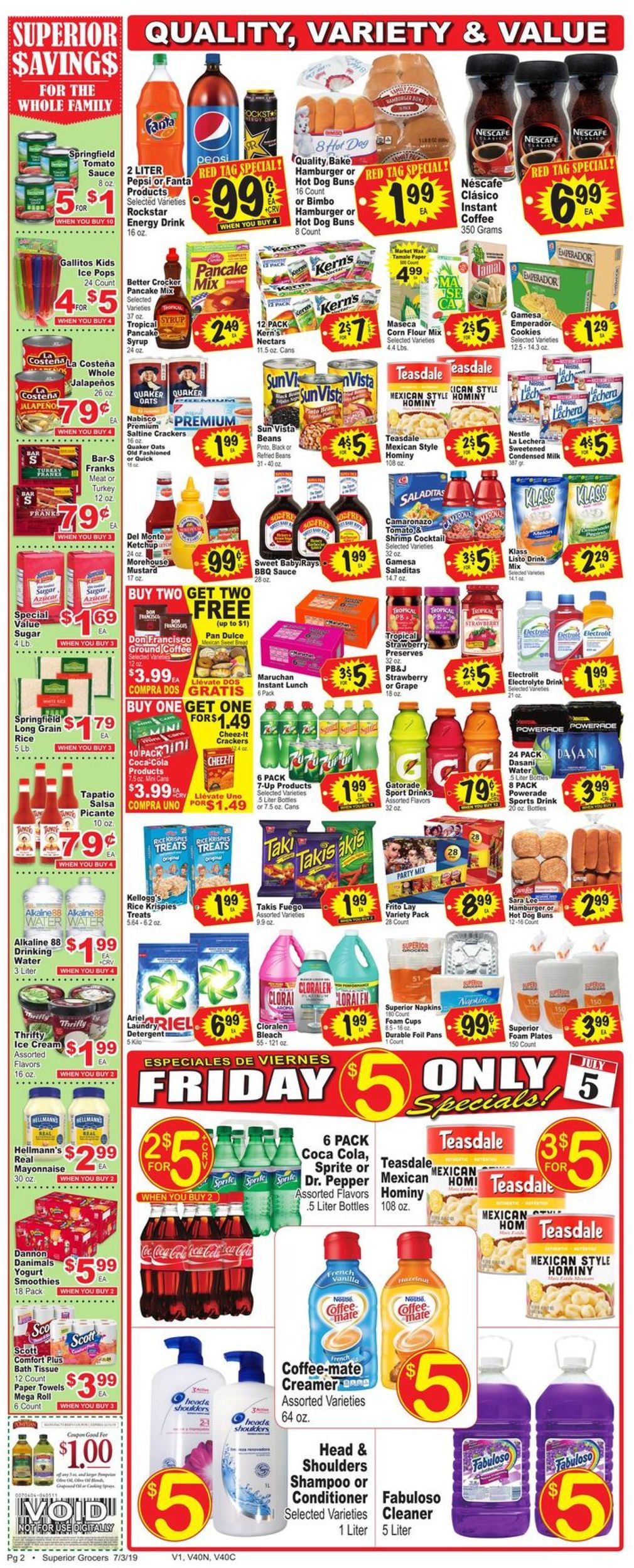 Catalogue Superior Grocers from 07/03/2019