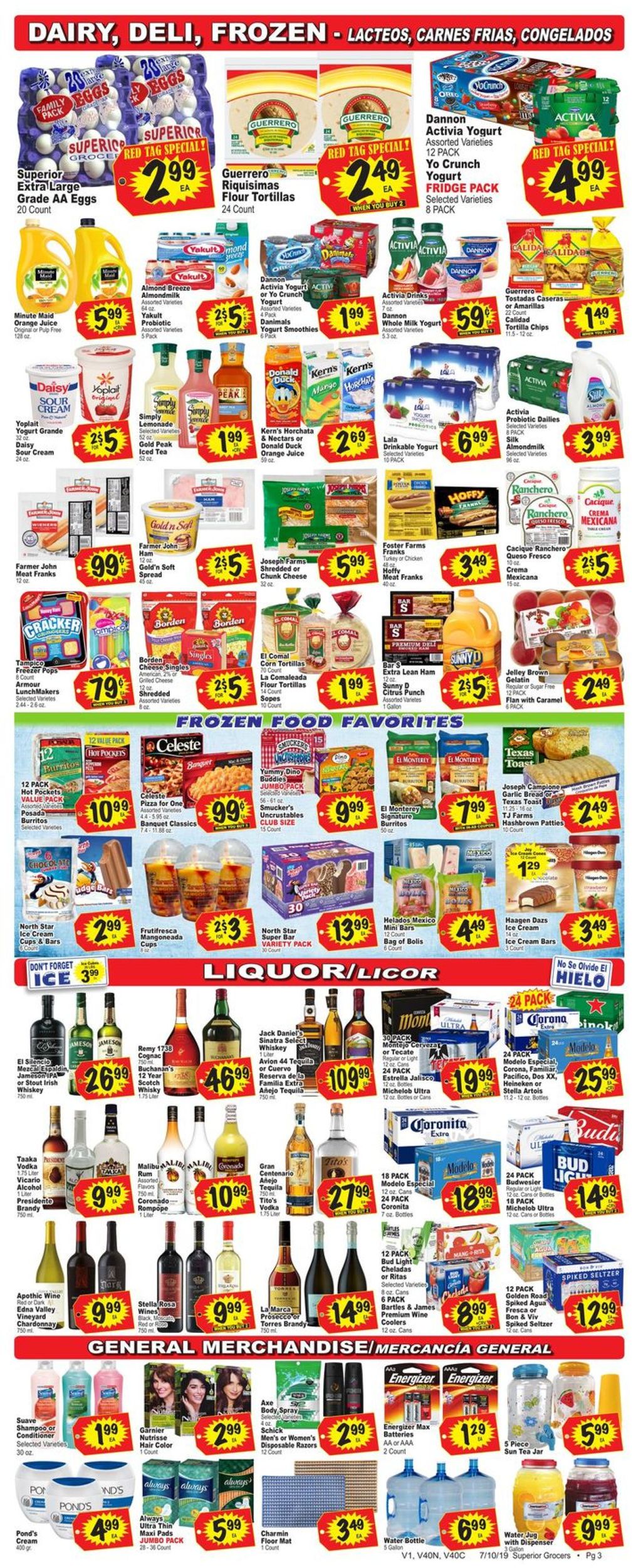 Catalogue Superior Grocers from 07/10/2019