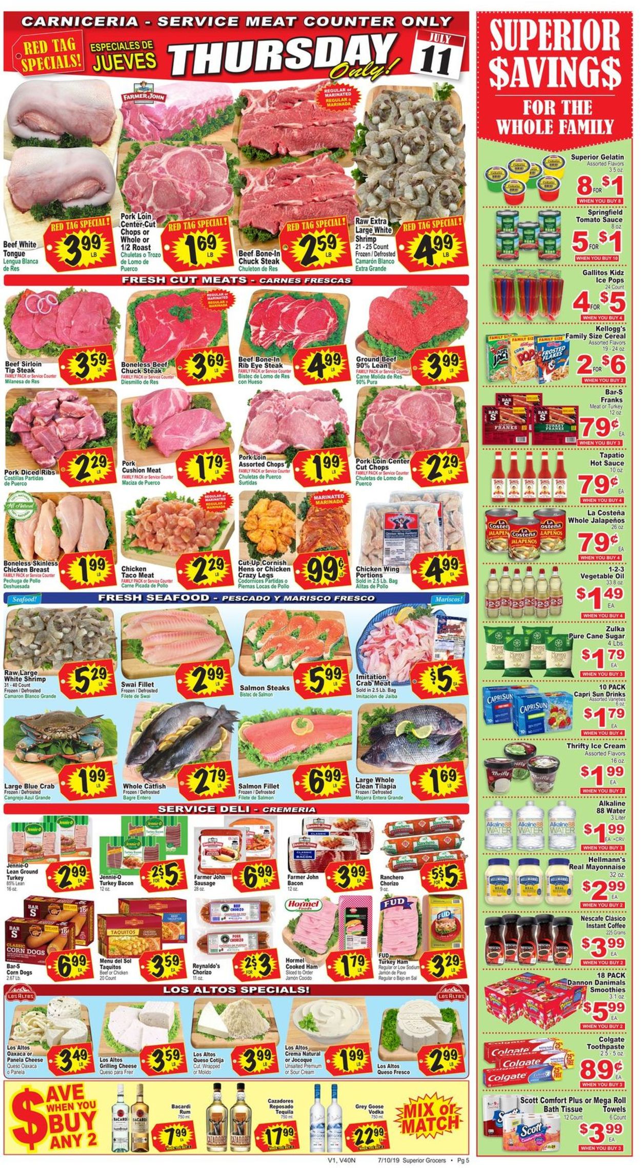 Catalogue Superior Grocers from 07/10/2019