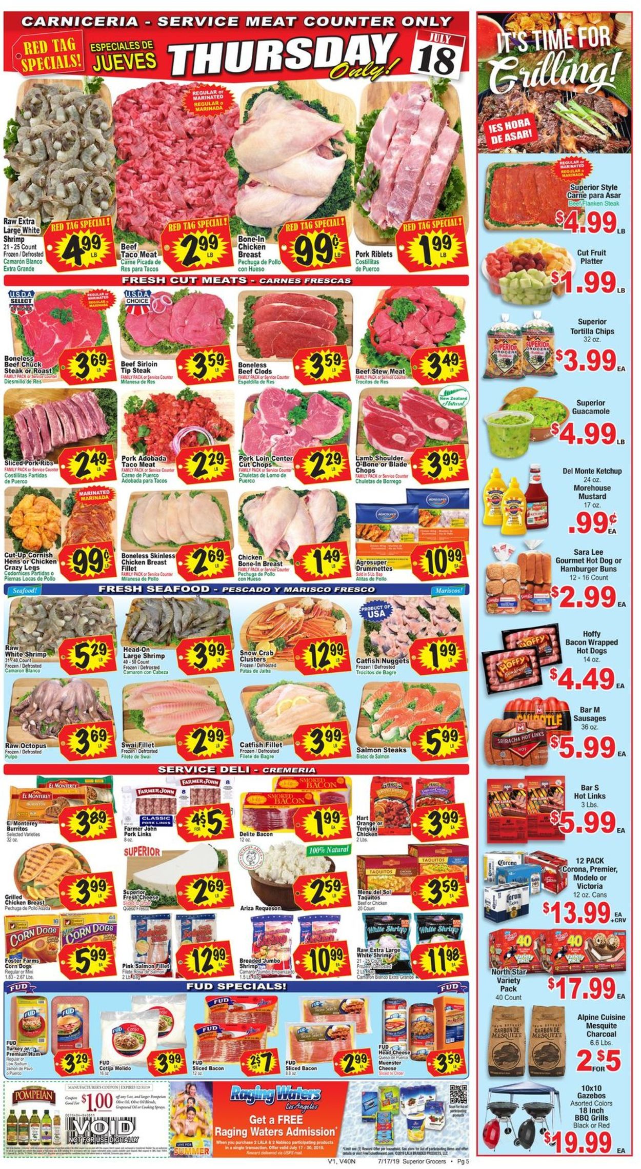 Catalogue Superior Grocers from 07/17/2019