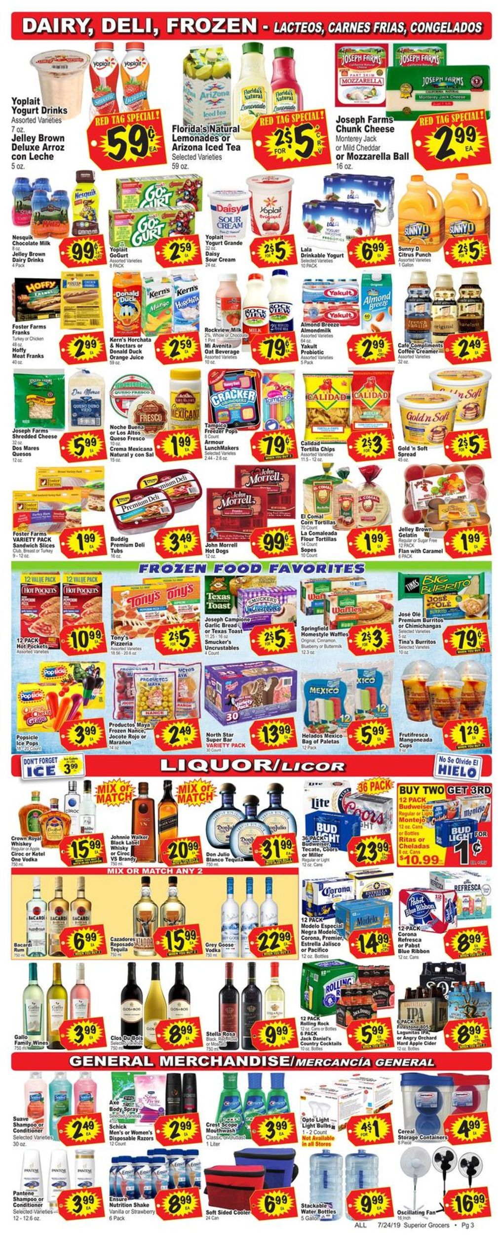 Catalogue Superior Grocers from 07/24/2019