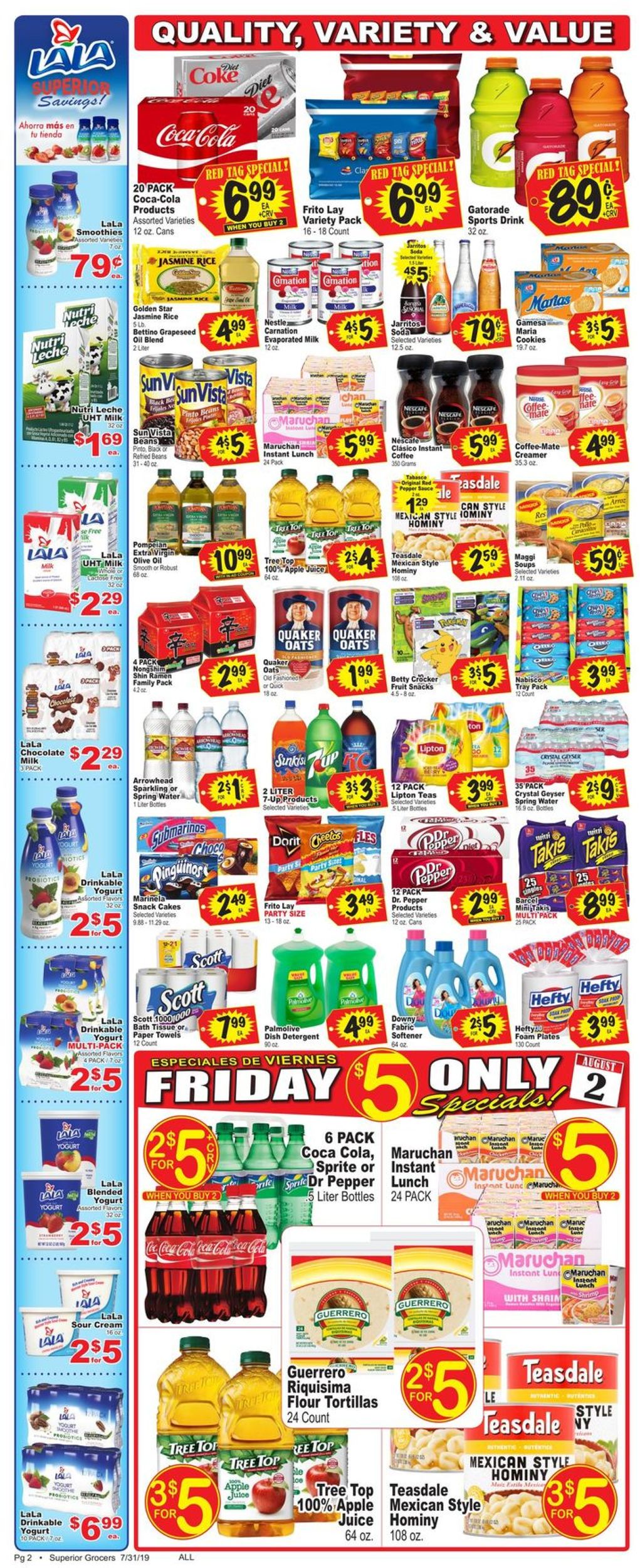 Catalogue Superior Grocers from 07/31/2019