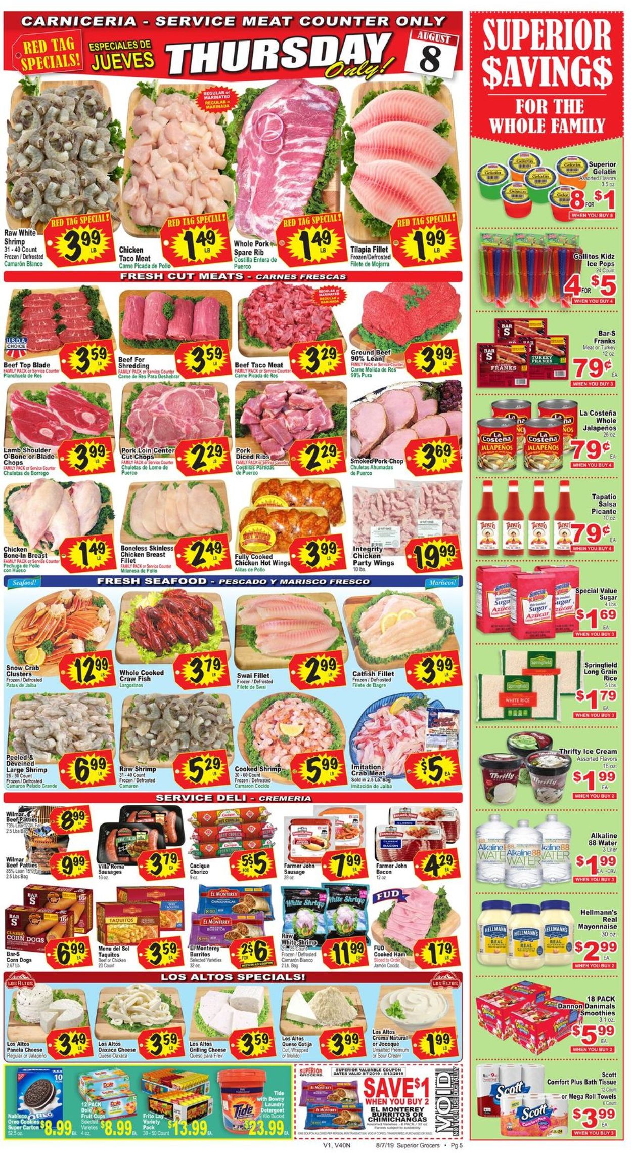 Catalogue Superior Grocers from 08/07/2019