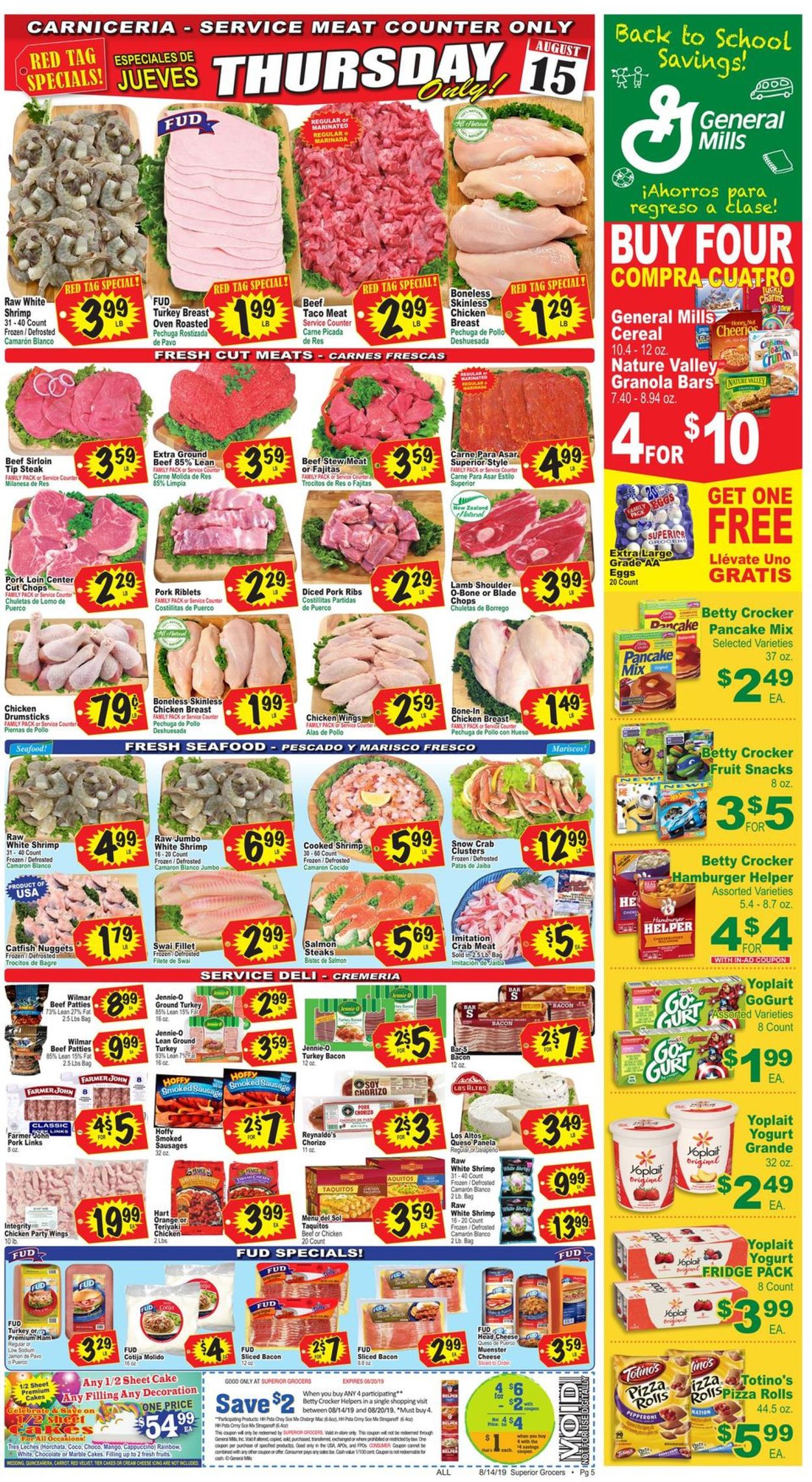 Catalogue Superior Grocers from 08/14/2019