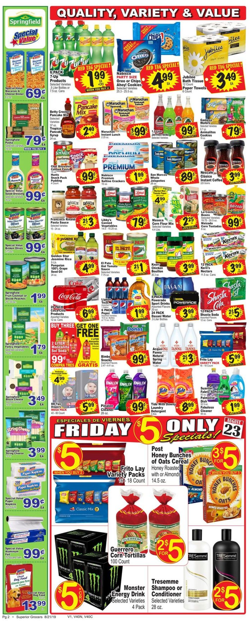 Catalogue Superior Grocers from 08/21/2019