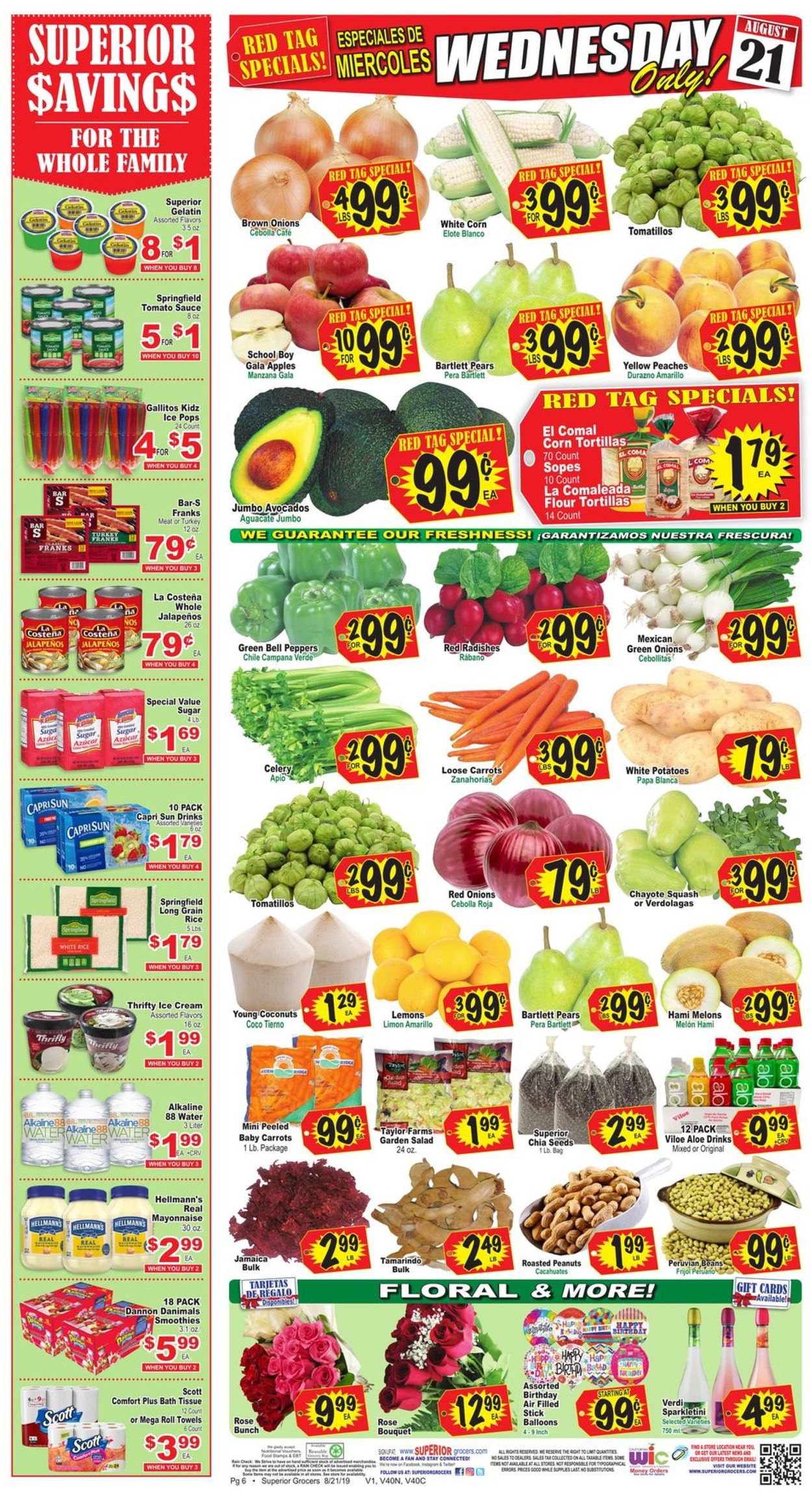 Catalogue Superior Grocers from 08/21/2019