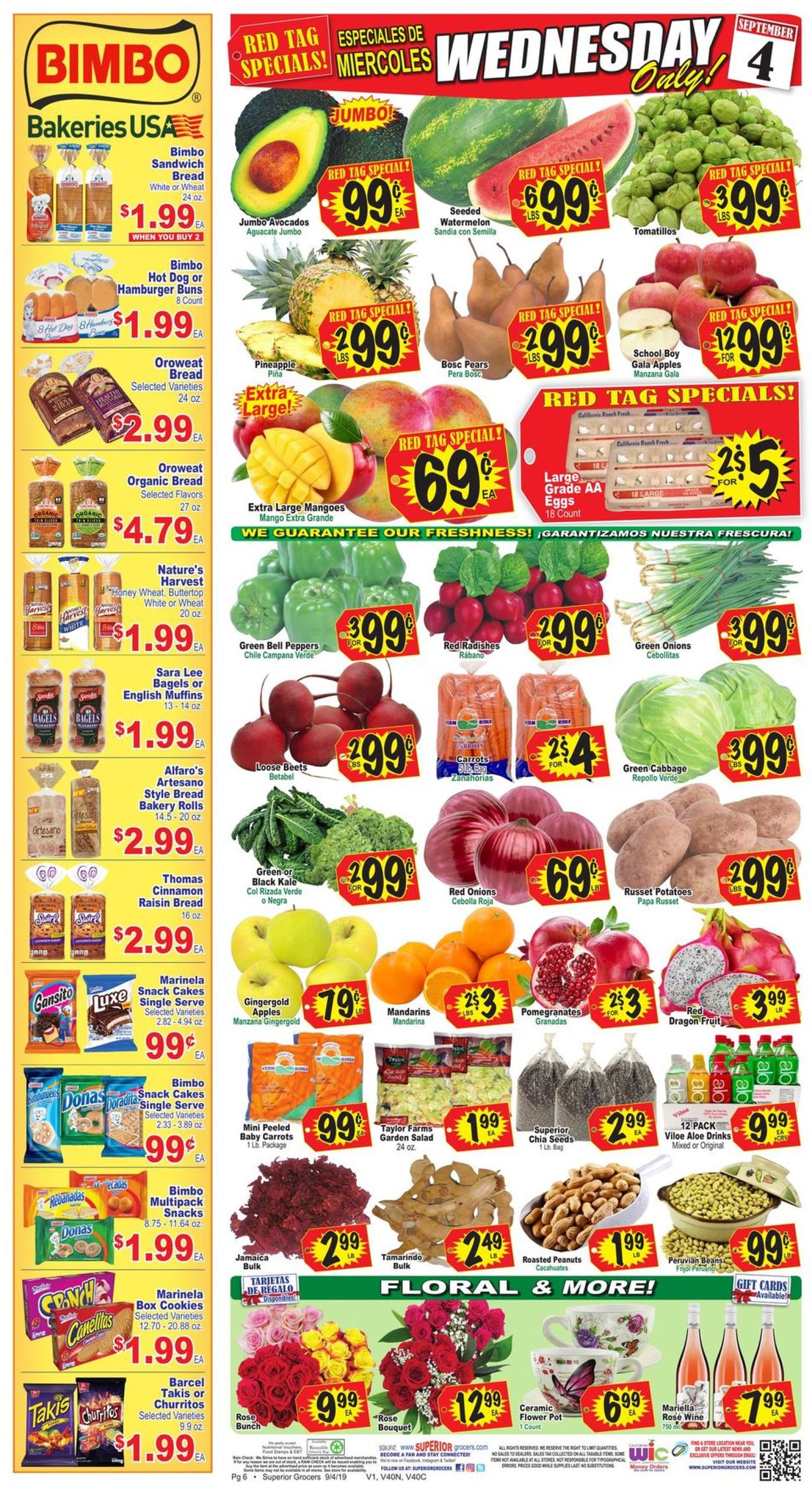 Catalogue Superior Grocers from 09/04/2019